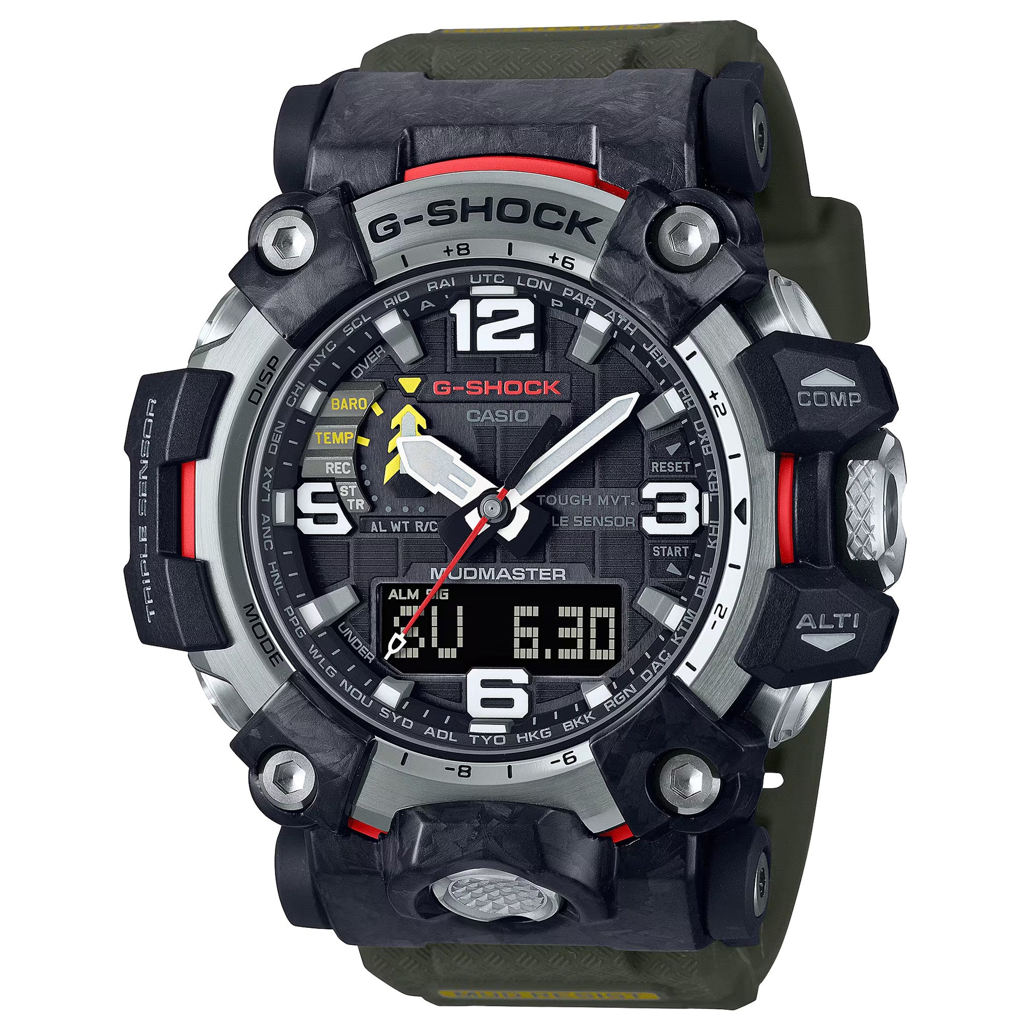 Casio G-Shock GWG-2000-1A3 Herrenuhr Schwarz Grün