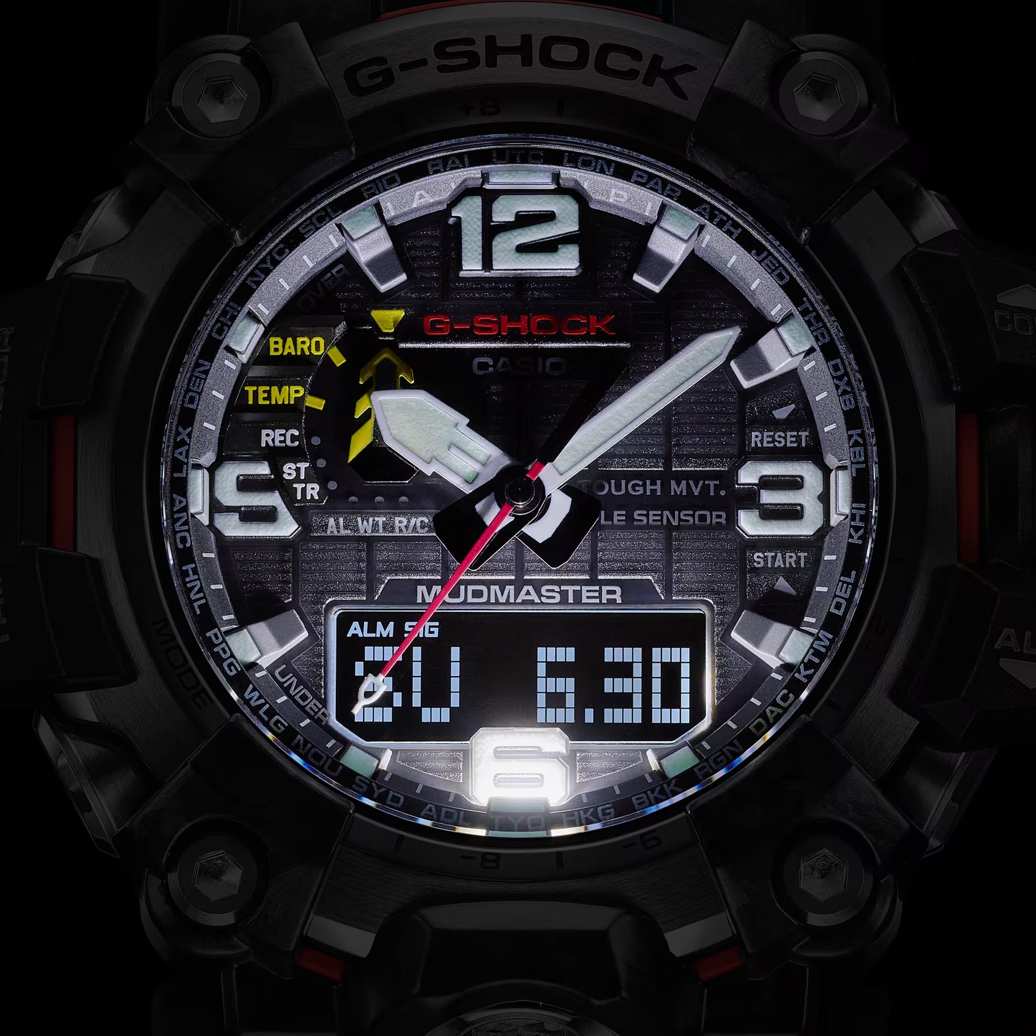 Casio G-Shock GWG-2000-1A3 Herrenuhr Schwarz Grün