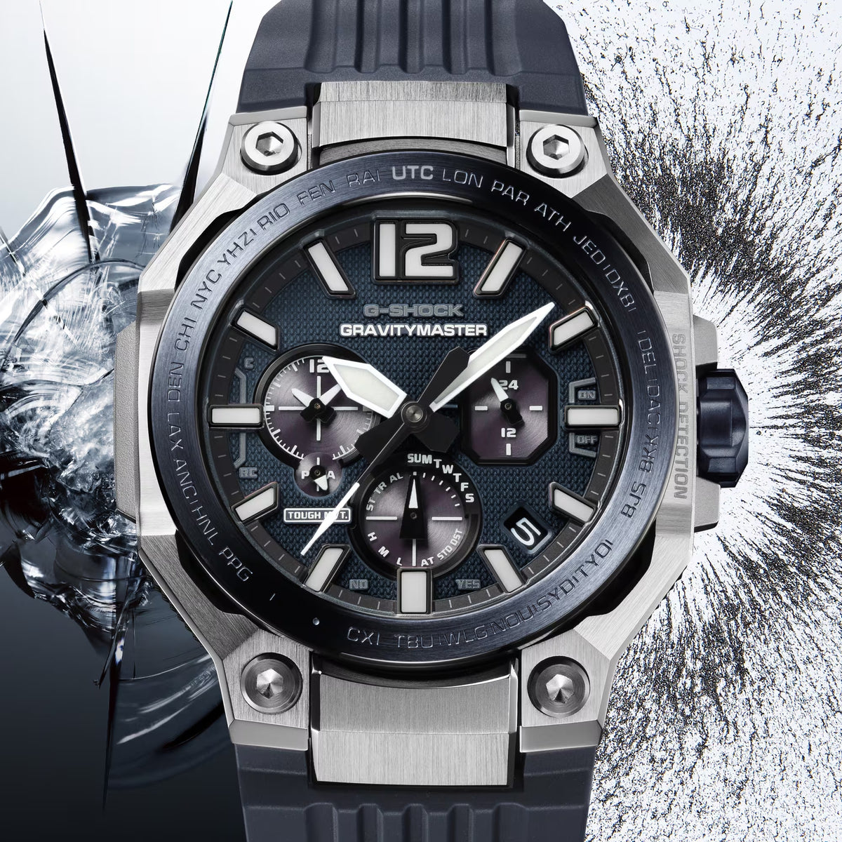 Casio G-Shock Gravitymaster GWR-B3000A-2A Solar Radio-Controlled Watch Blue
