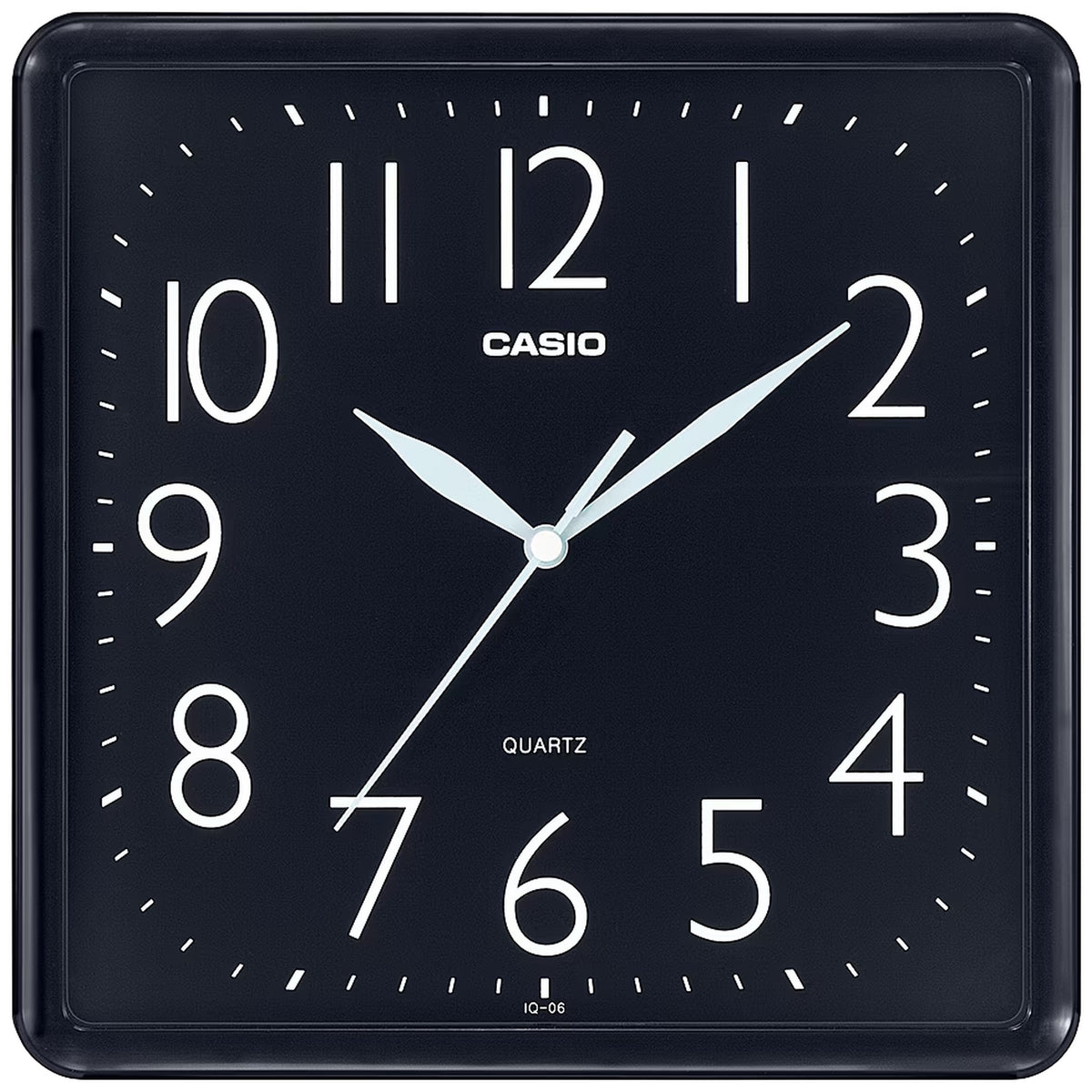 Reloj de pared Casio IQ-06-1 Cuadrado Negro