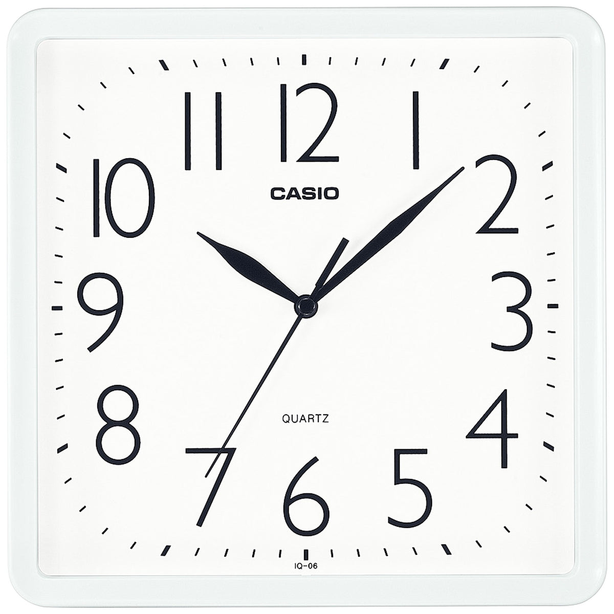Reloj de pared Casio IQ-06-7 Cuadrado Blanco