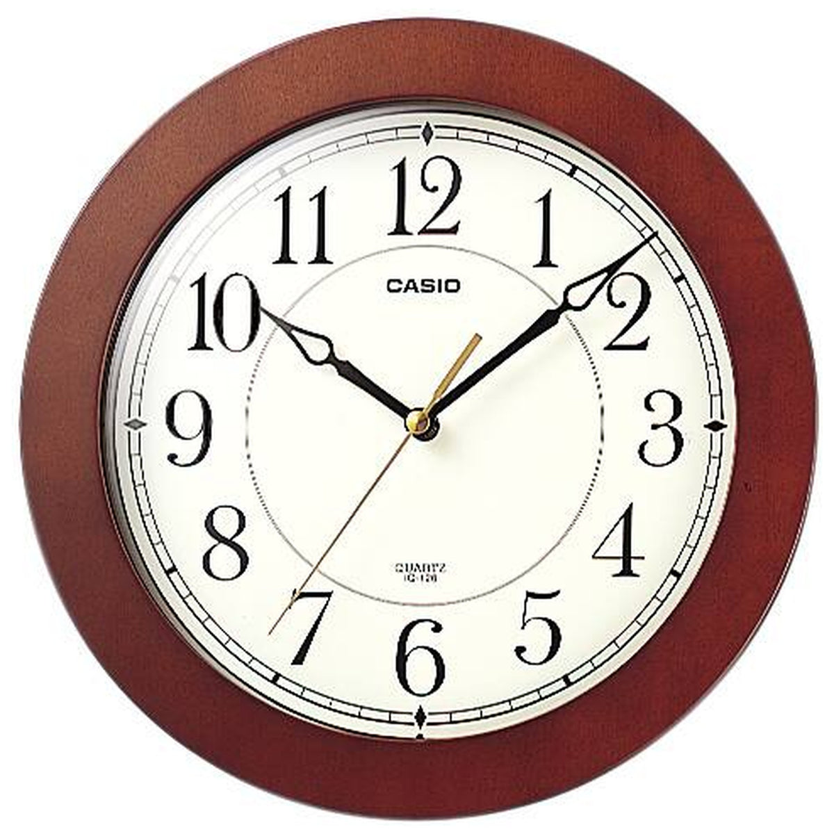 Casio IQ-126-5 Round White Wall Clock