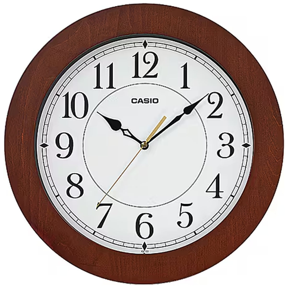 Casio IQ-133-5 Round White Wall Clock