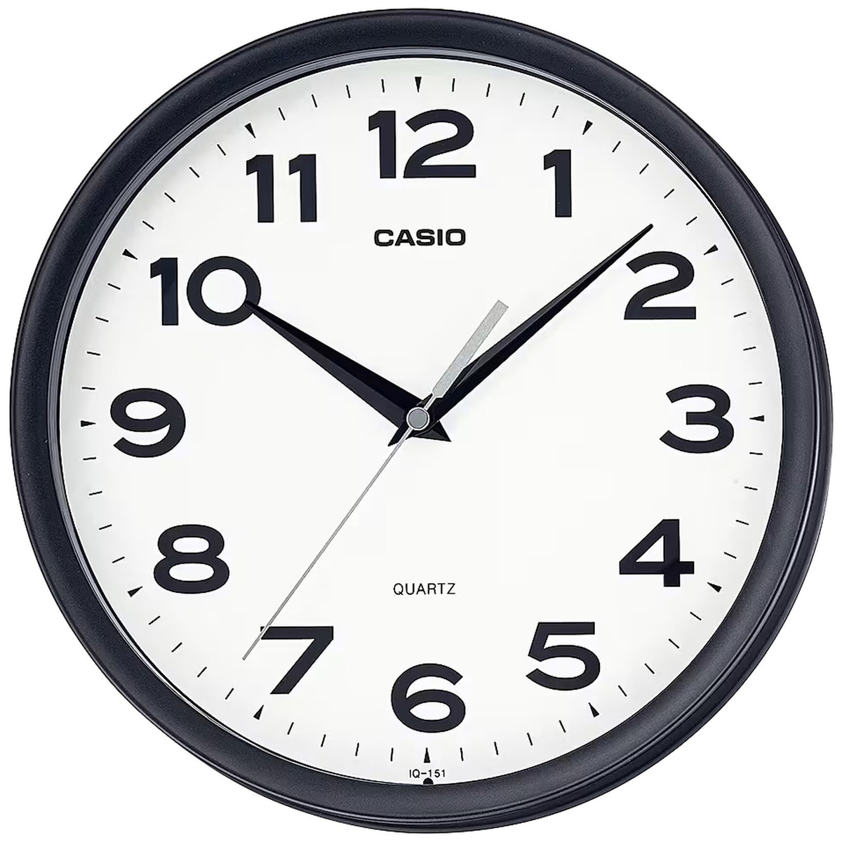 Reloj de pared Casio IQ-151-1 Redondo Blanco Negro