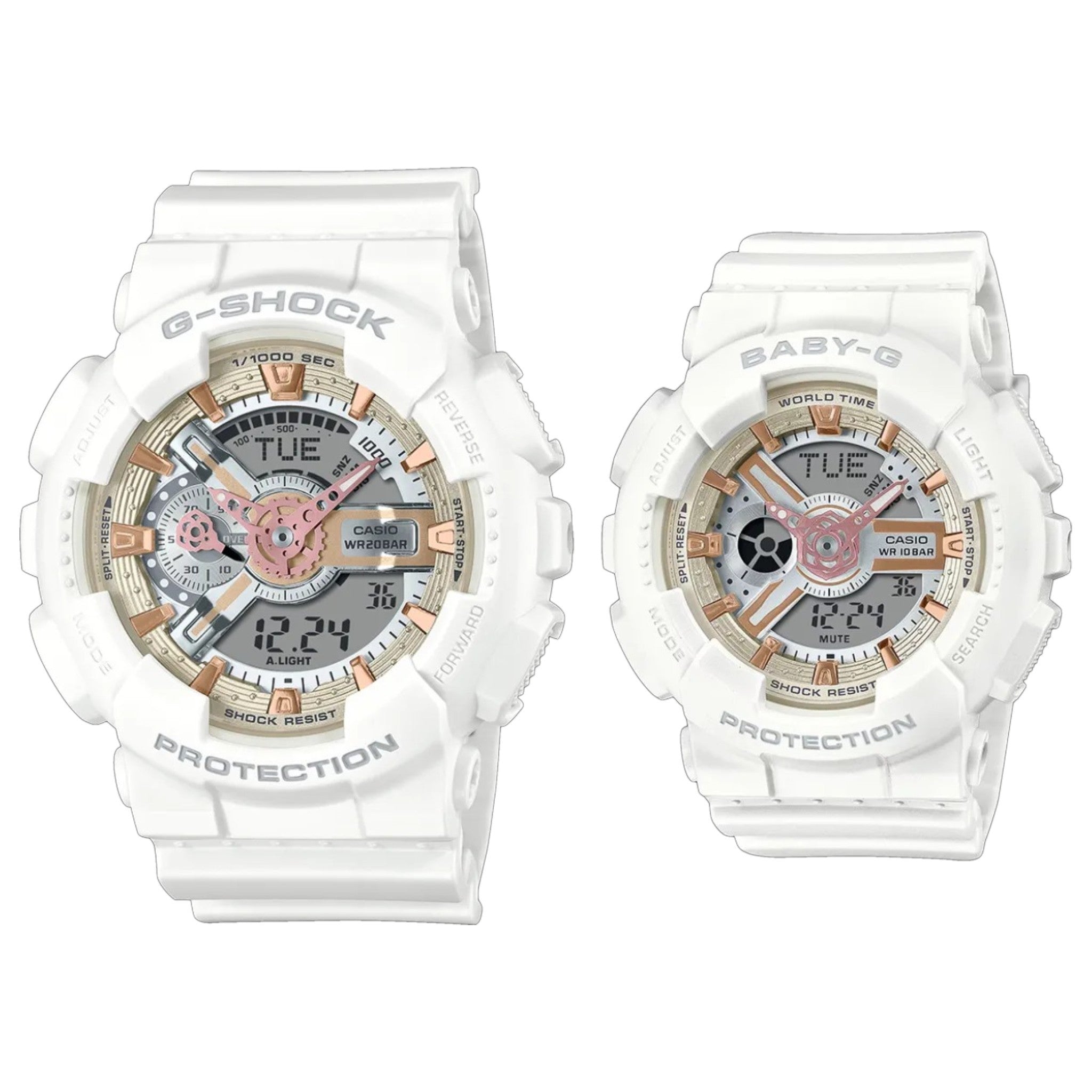 Casio G-Shock / Baby-G LOV-24A-7A Unisex Weiß