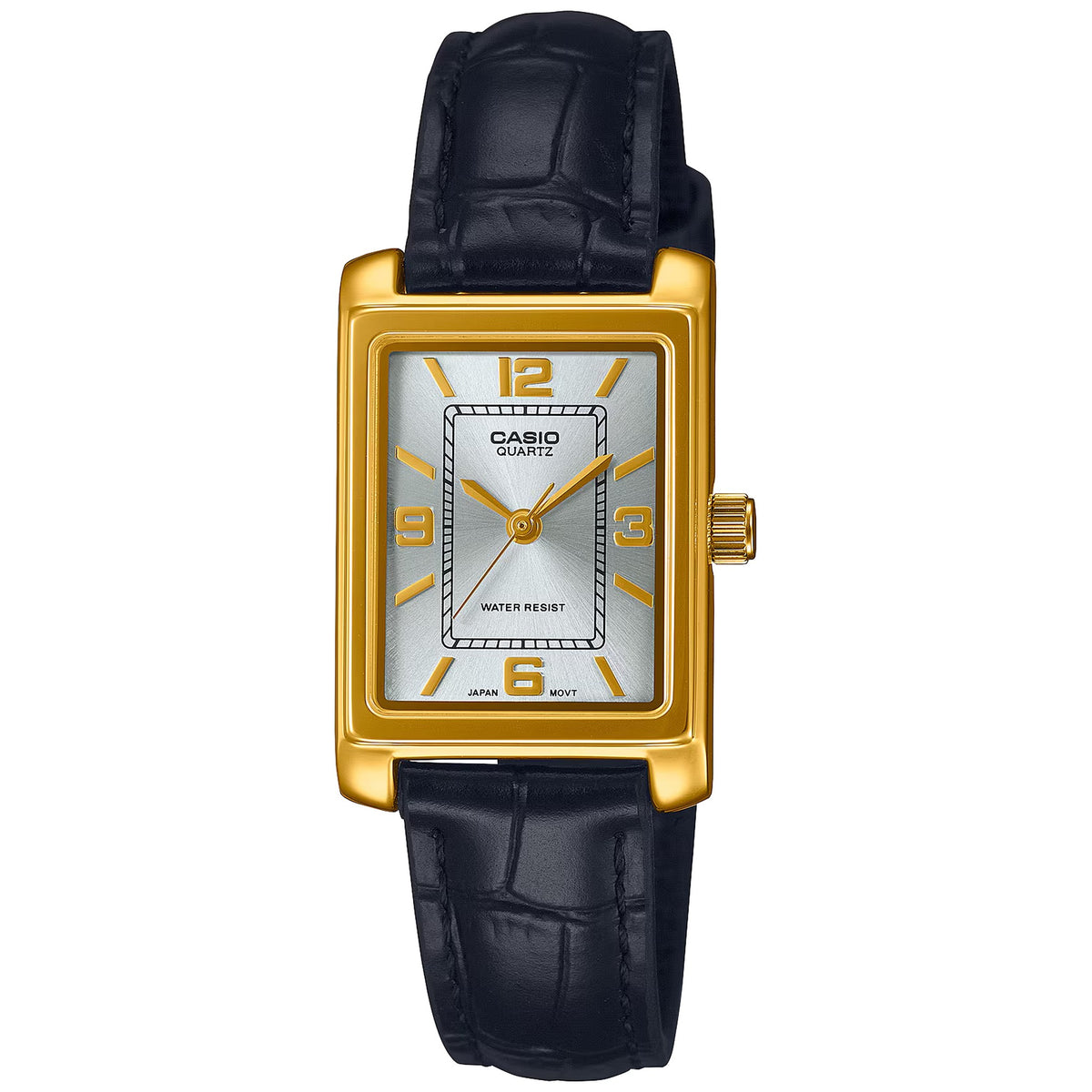 Casio LTP-1234PGL-7A2 Women's Rectangular Gold Watch