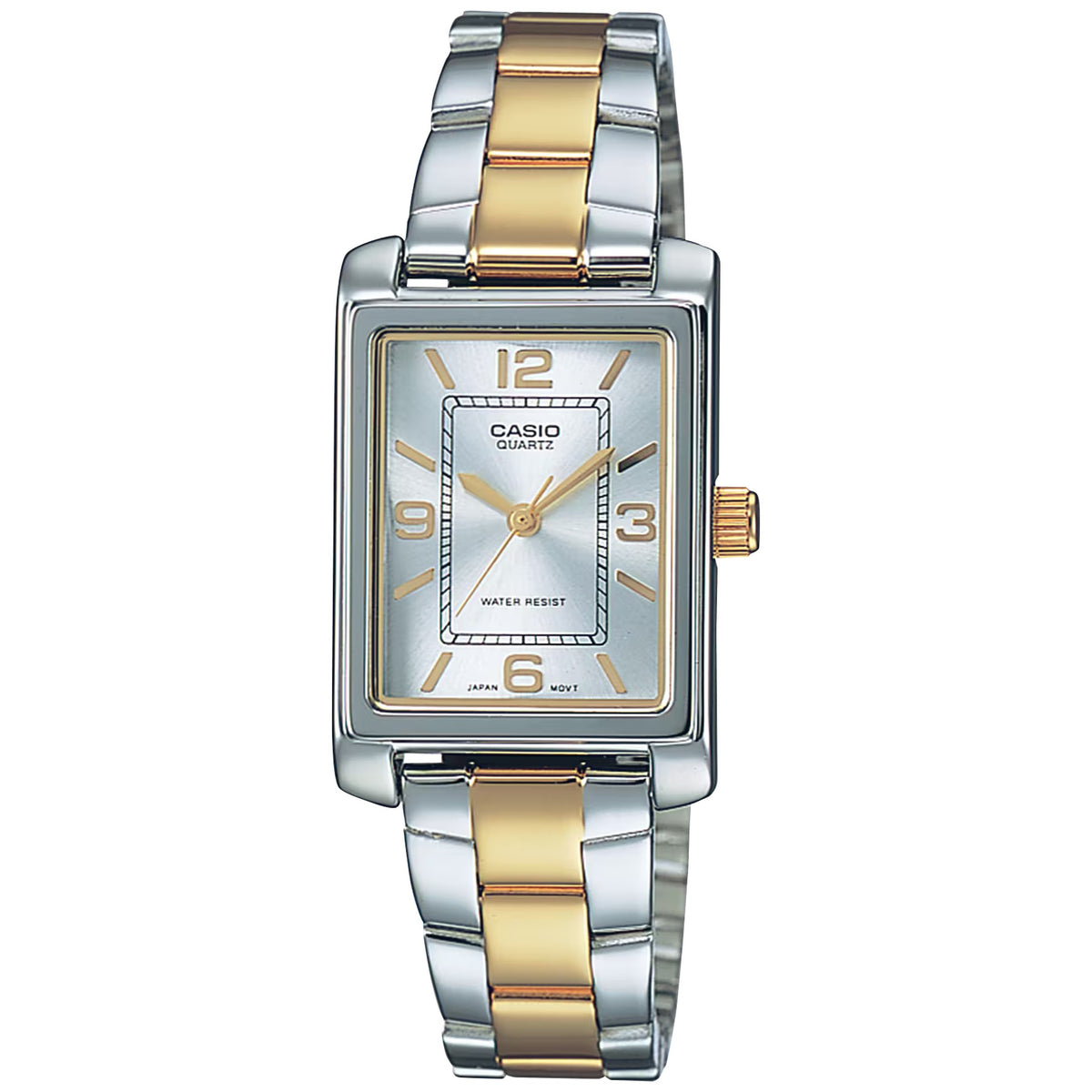 Montre Casio Timeless LTP-1234PSG-7A Argenté Doré Femme