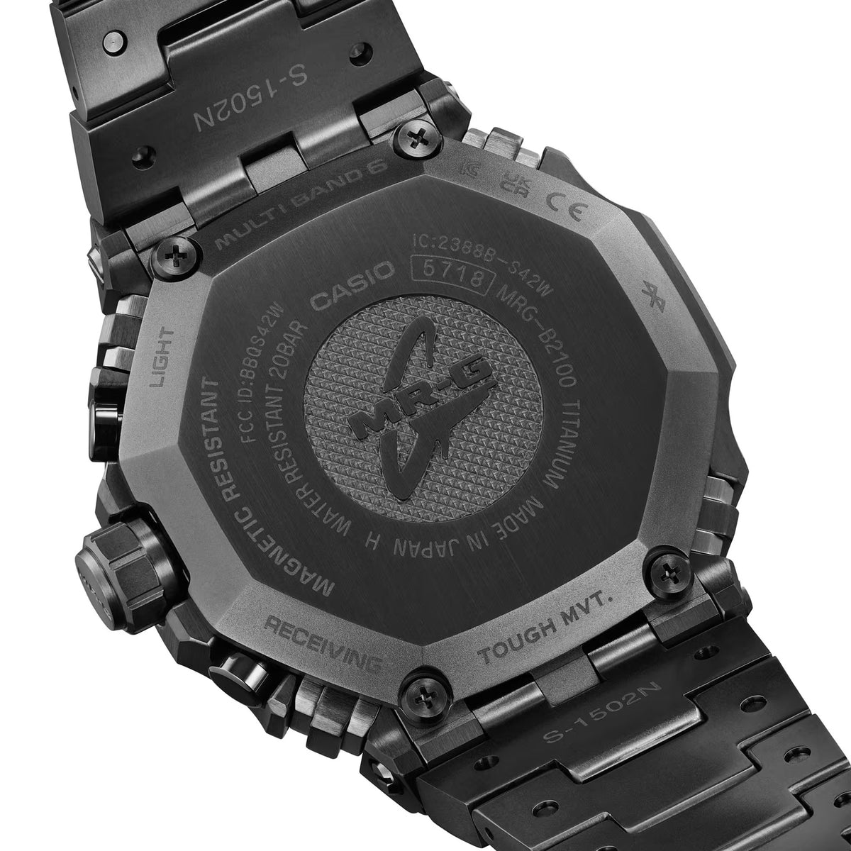 Montre Casio G-Shock MRG-B2100B-1A Solaire Radio-piloté Titane