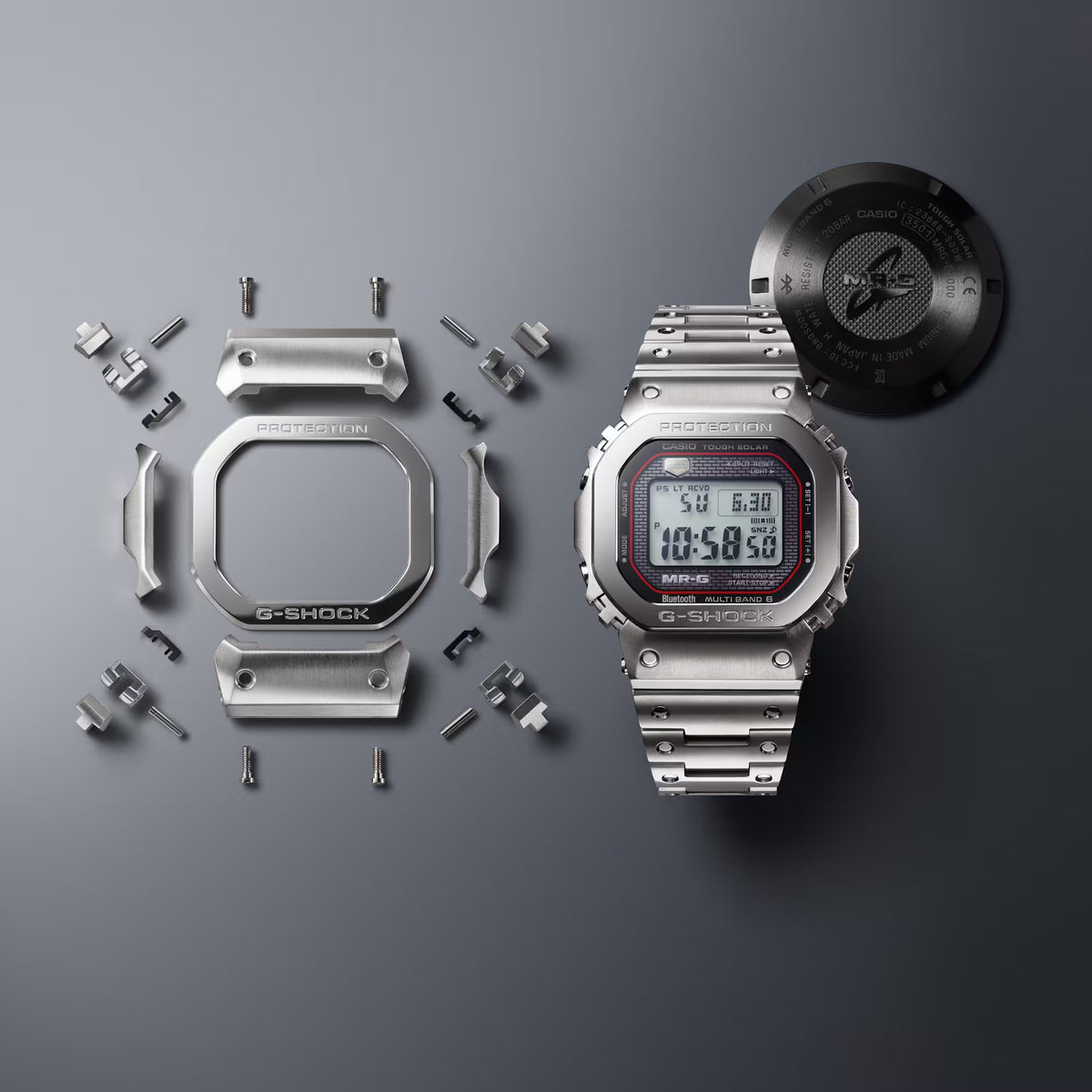 Casio G-Shock MRG-B5000D-1 Solar Radio-Controlled Titanium Watch