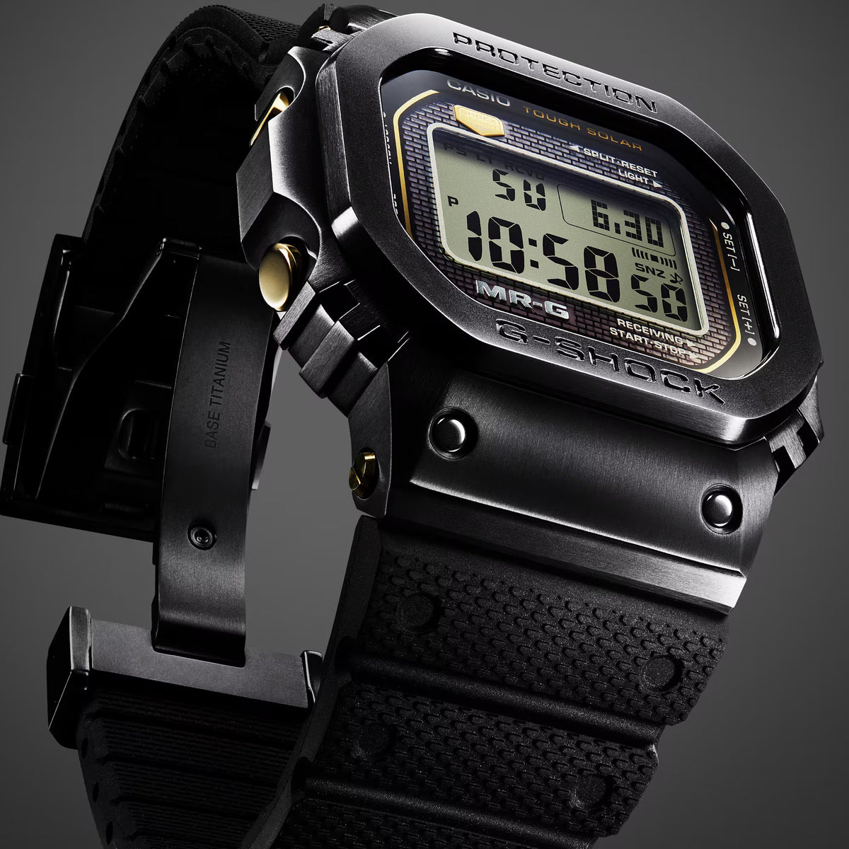 Casio G-Shock MRG-B5000R-1 Uhr Solar Funkgesteuert Titan