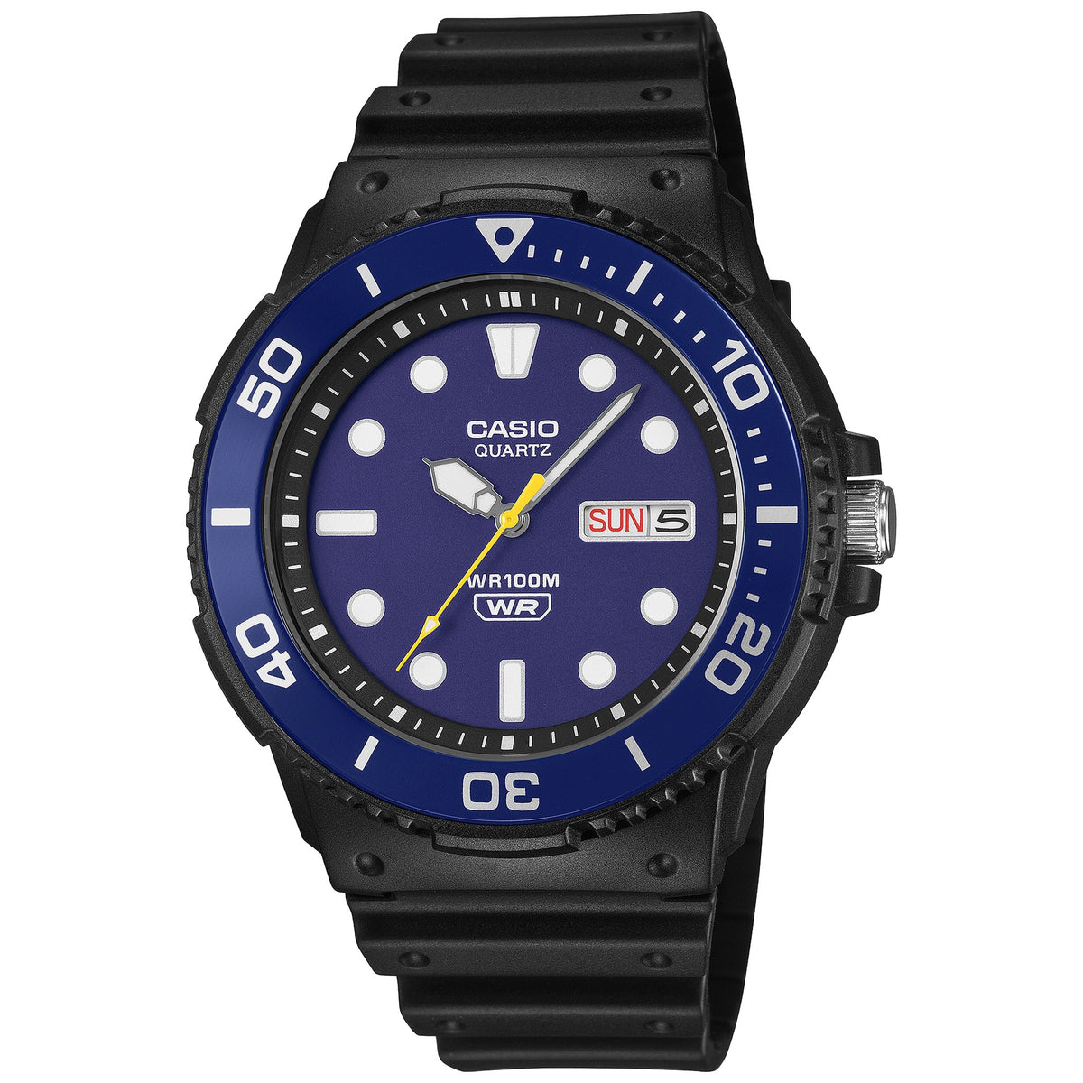 Casio Uhr MRW-230H-2EV Herren Schwarz Blau