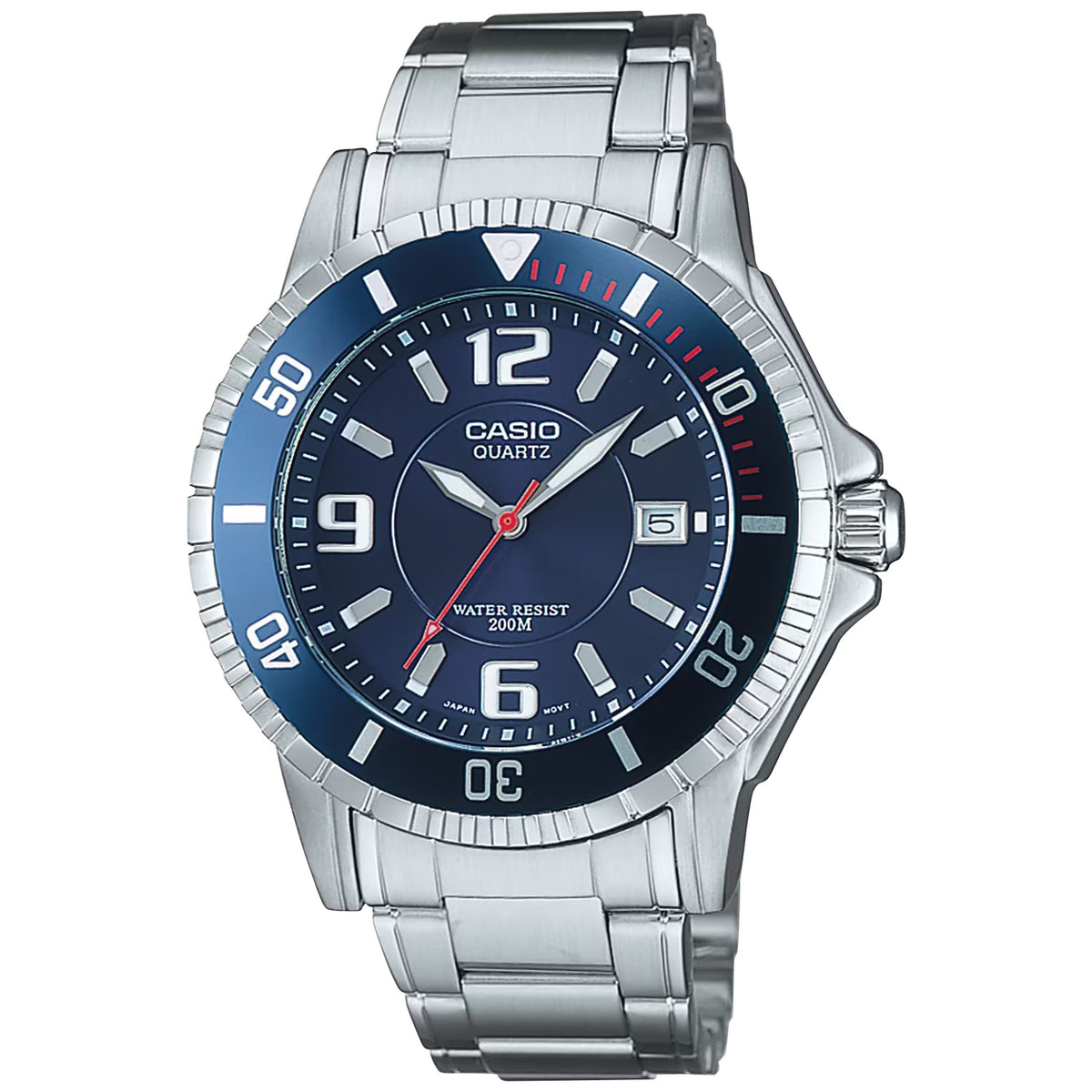 Montre Casio MTD-1053D-2AV Bleu Homme