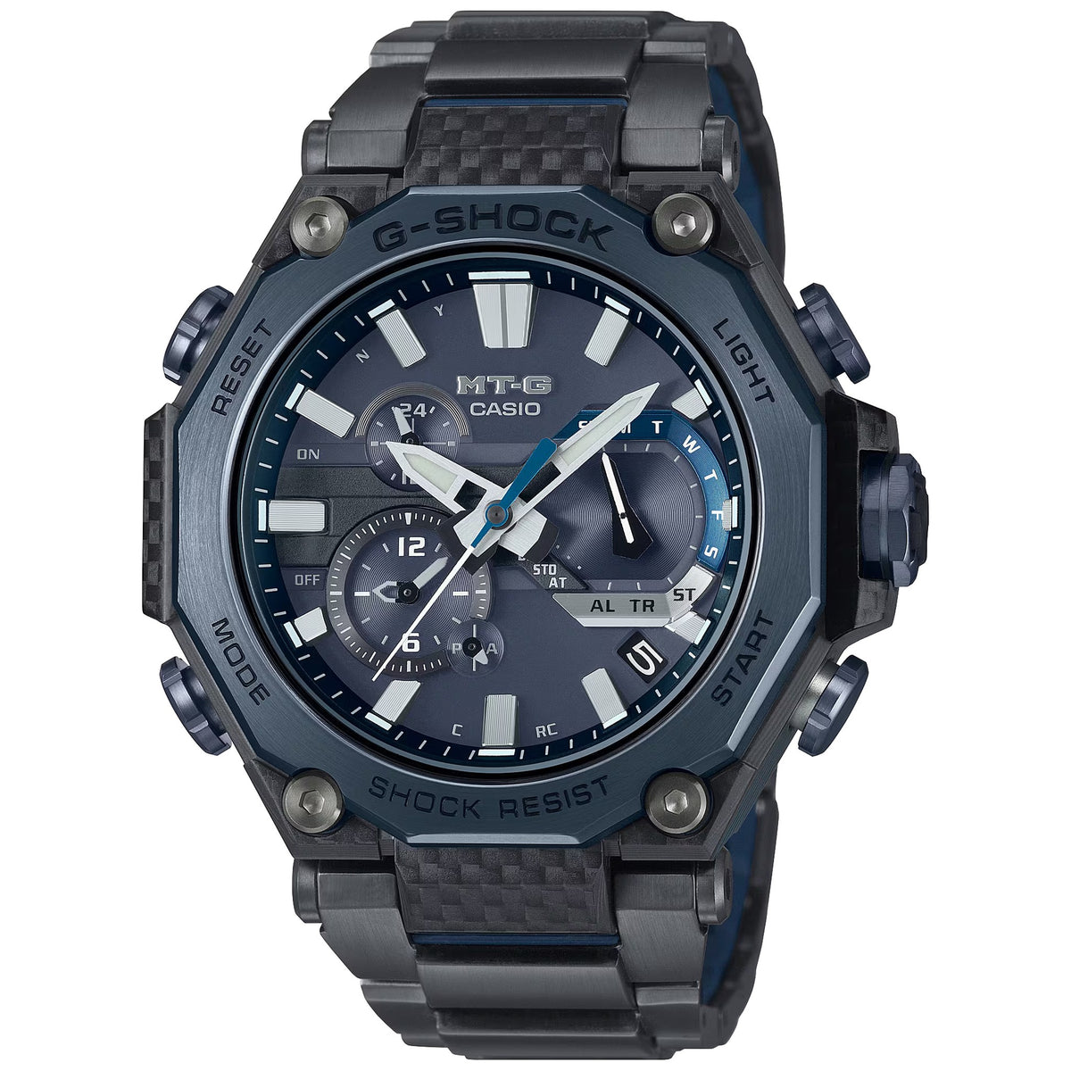 Montre Casio G-Shock MTG-B2000YBD-2A Solaire Radio-piloté Noir Bleu