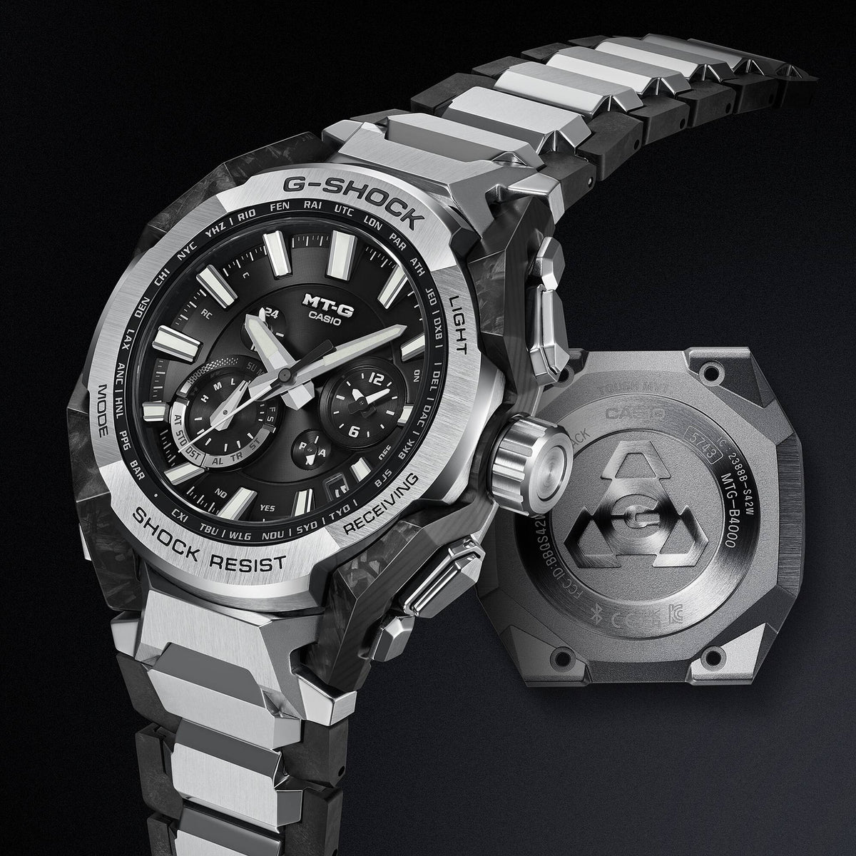 Casio G-Shock MTG-B4000D-1A Solar Funkuhr