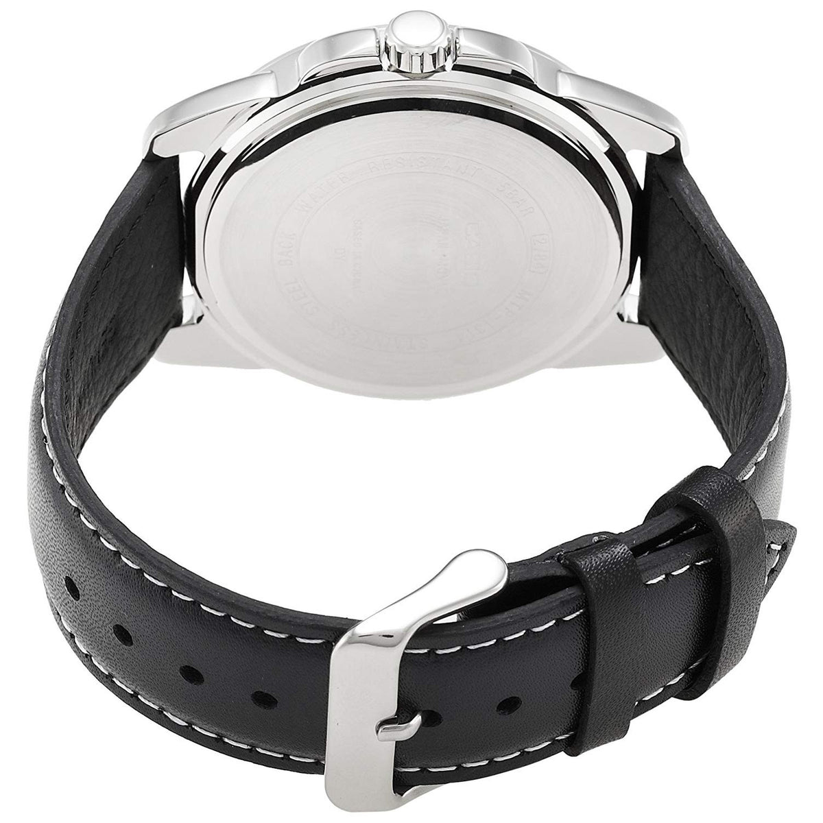 Casio MTP-1314PL-8AV Men's Black Leather Watch