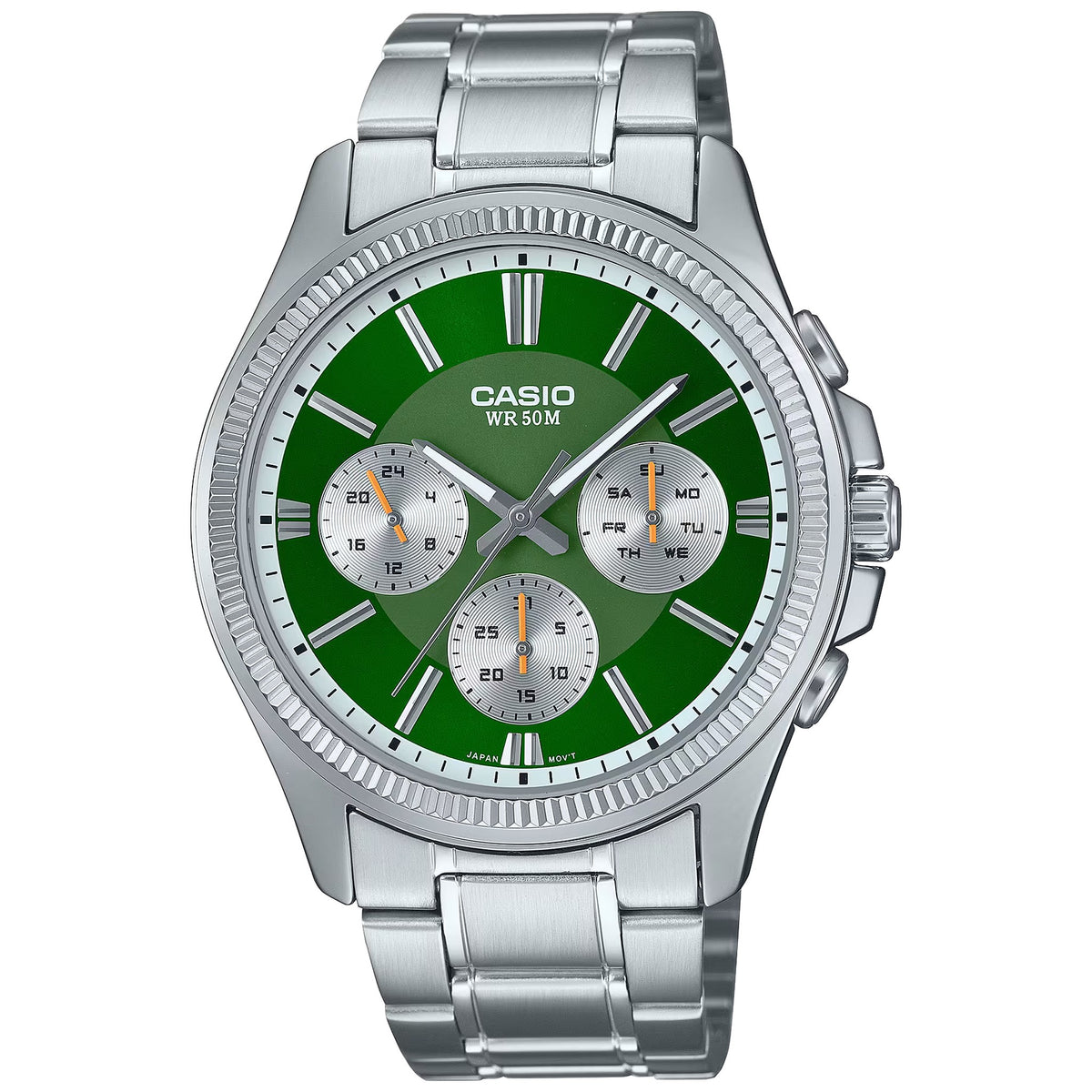 Montre Casio Timeless MTP-1375PD-3AV Vert Homme