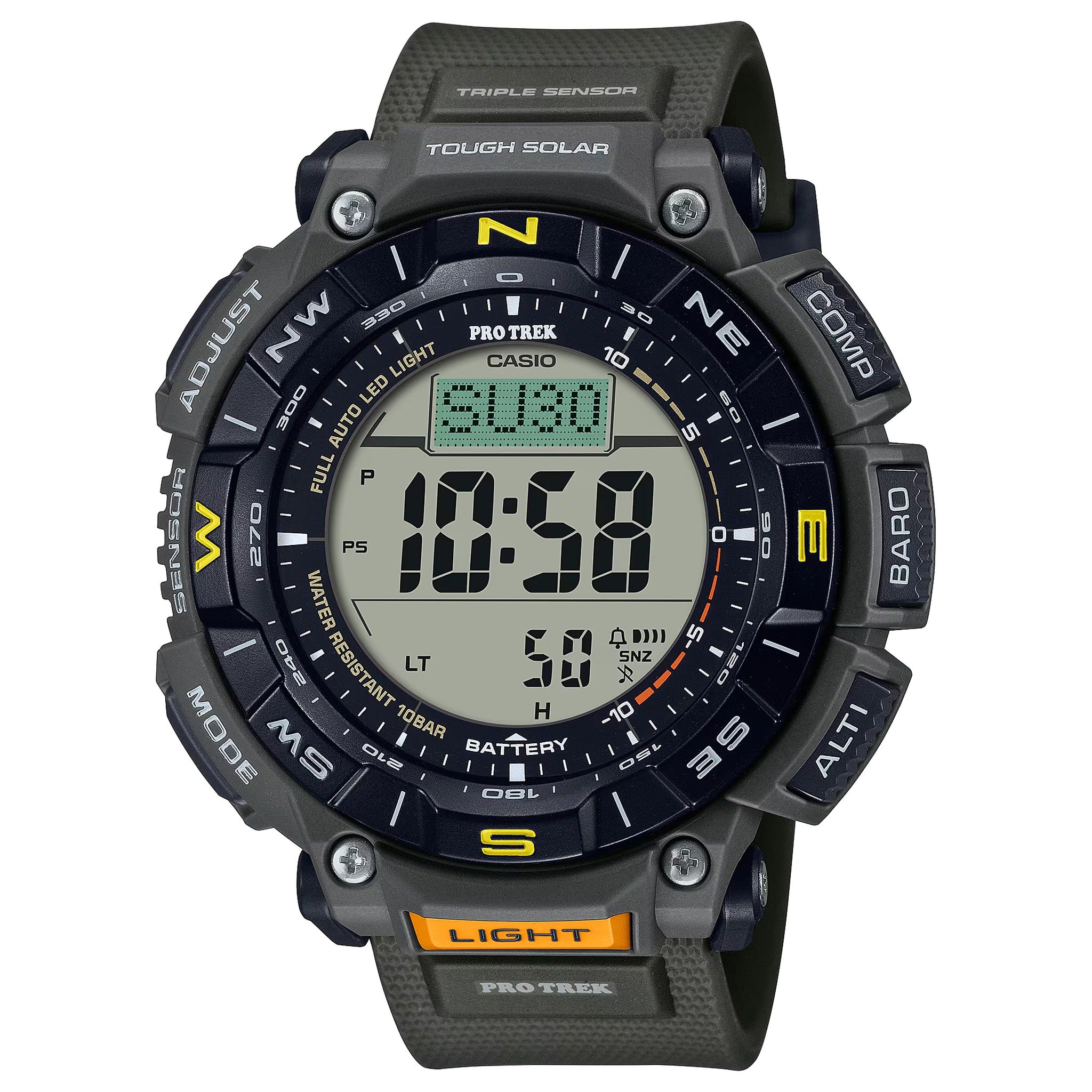 Men's Casio Pro Trek PRG-340-3 Green Watch
