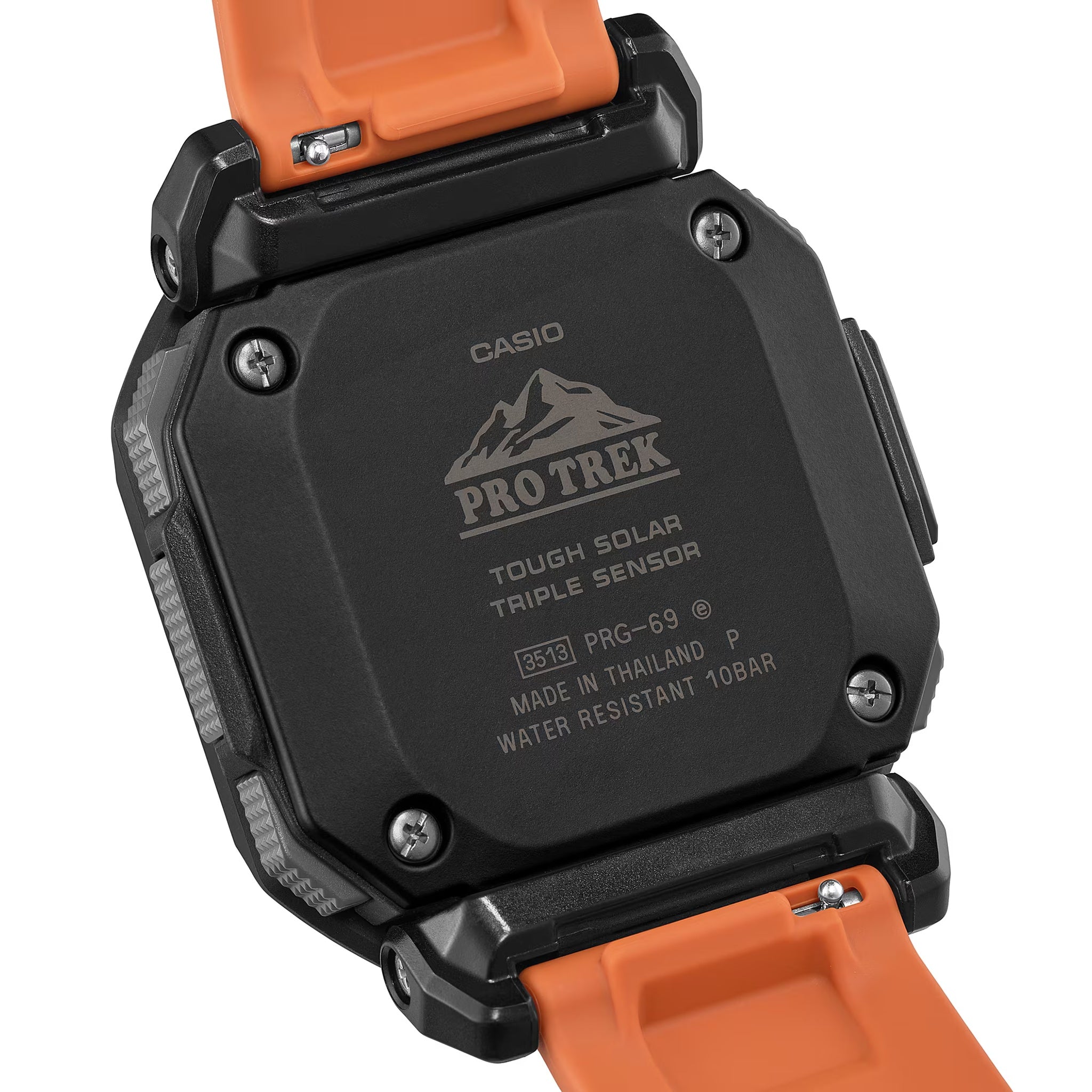 Casio Pro Trek PRG-69-4 Men's Watch Black Orange