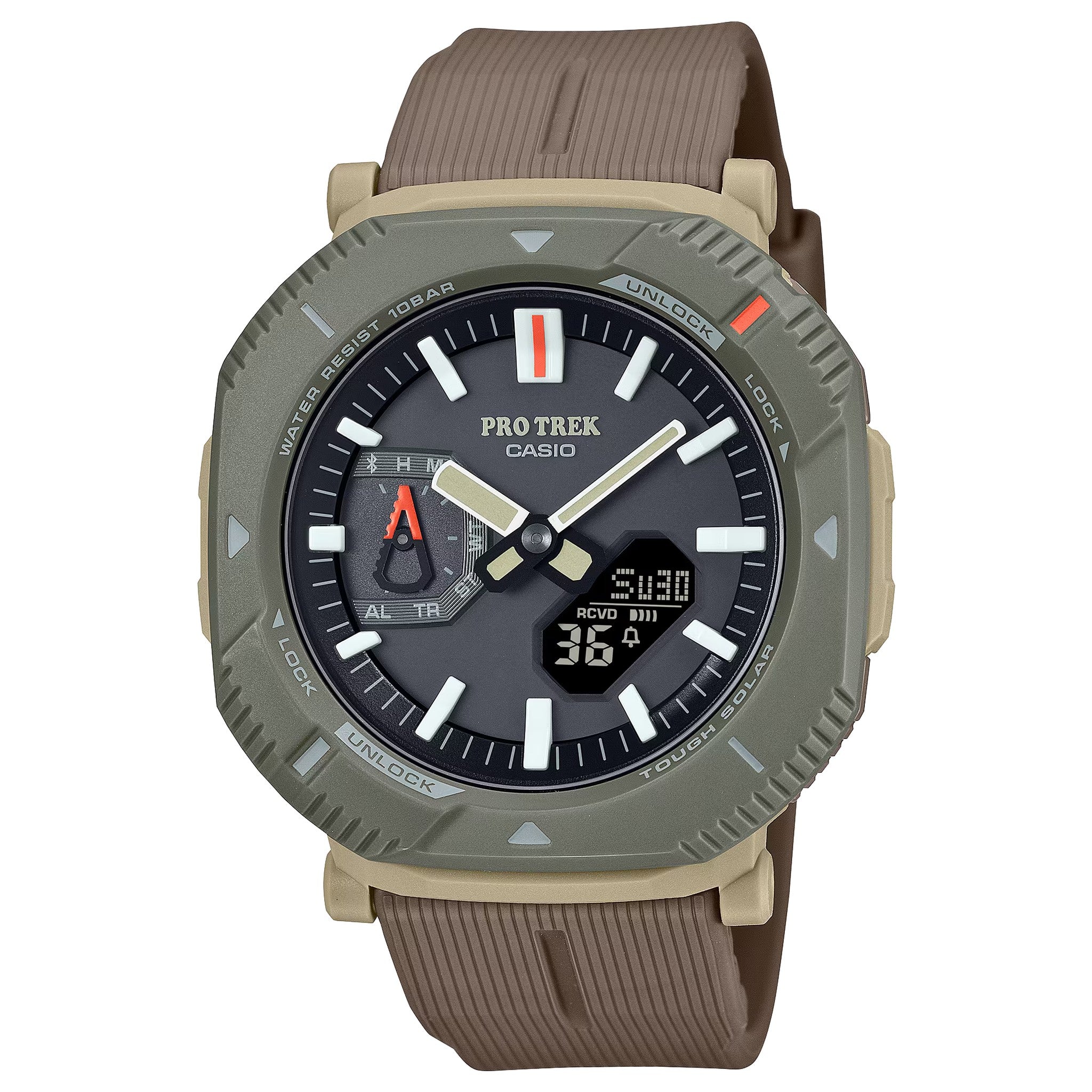 Casio Pro Trek PRJ-B001-5 Men's Green Brown Watch