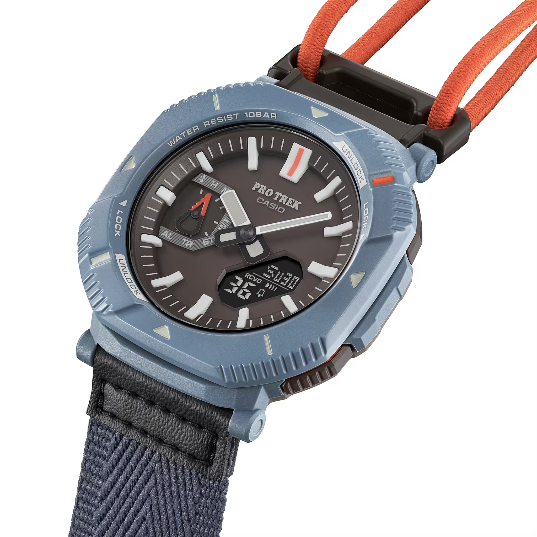 Casio Pro Trek PRJ-B001B-2 Men's Blue Orange Watch