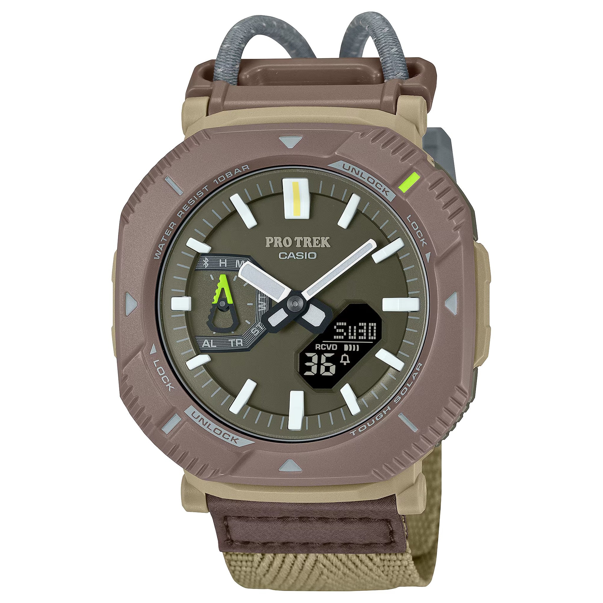 Casio Pro Trek PRJ-B001B-5 Men's Green Brown Watch