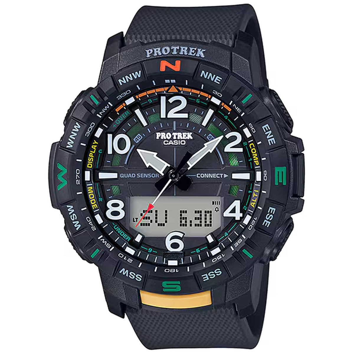 Casio Pro Trek PRT-B50-1 Bluetooth Digitaluhr für Herren, Schwarz