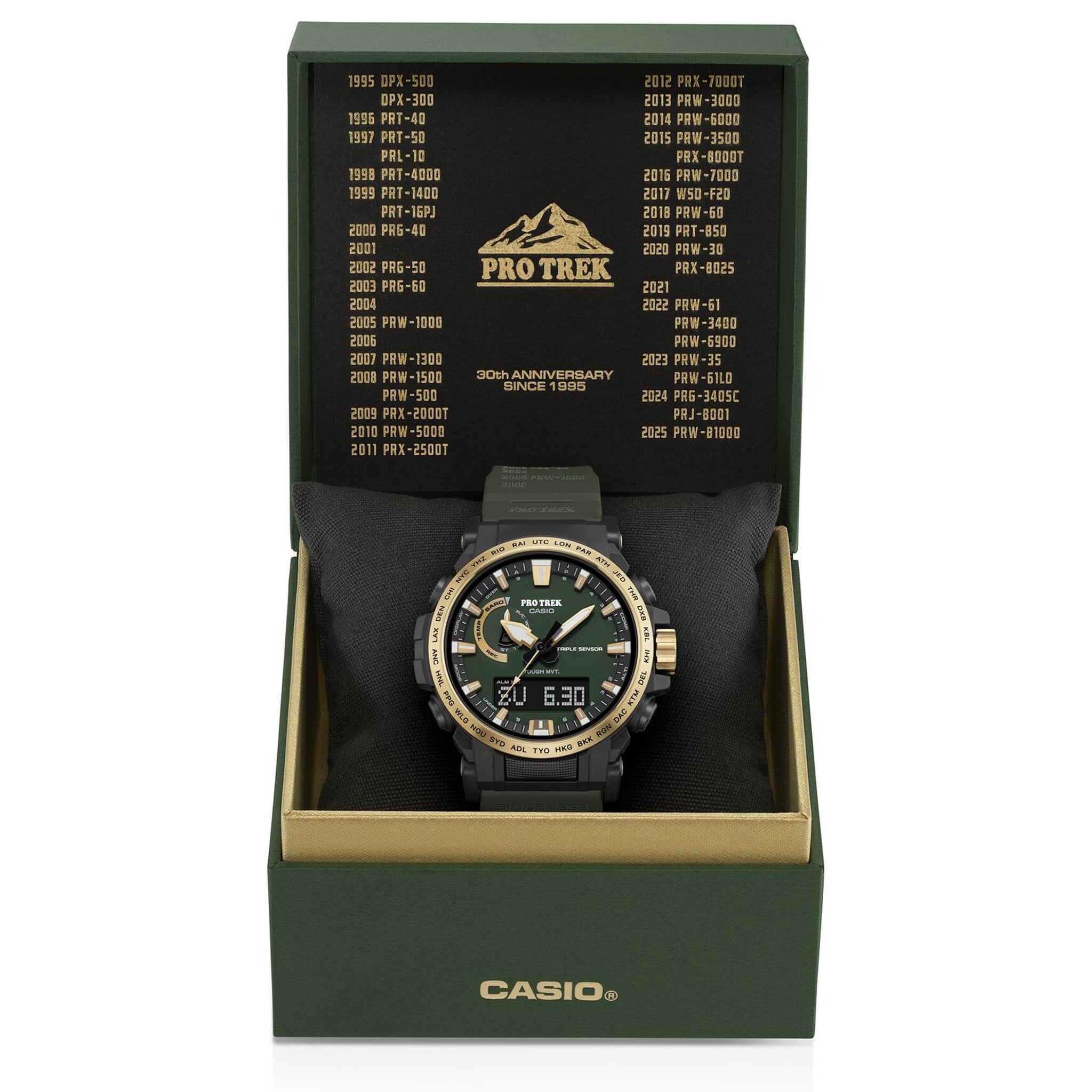 Casio Pro Trek PRW-61ANS-3 Men's Green Gold Watch