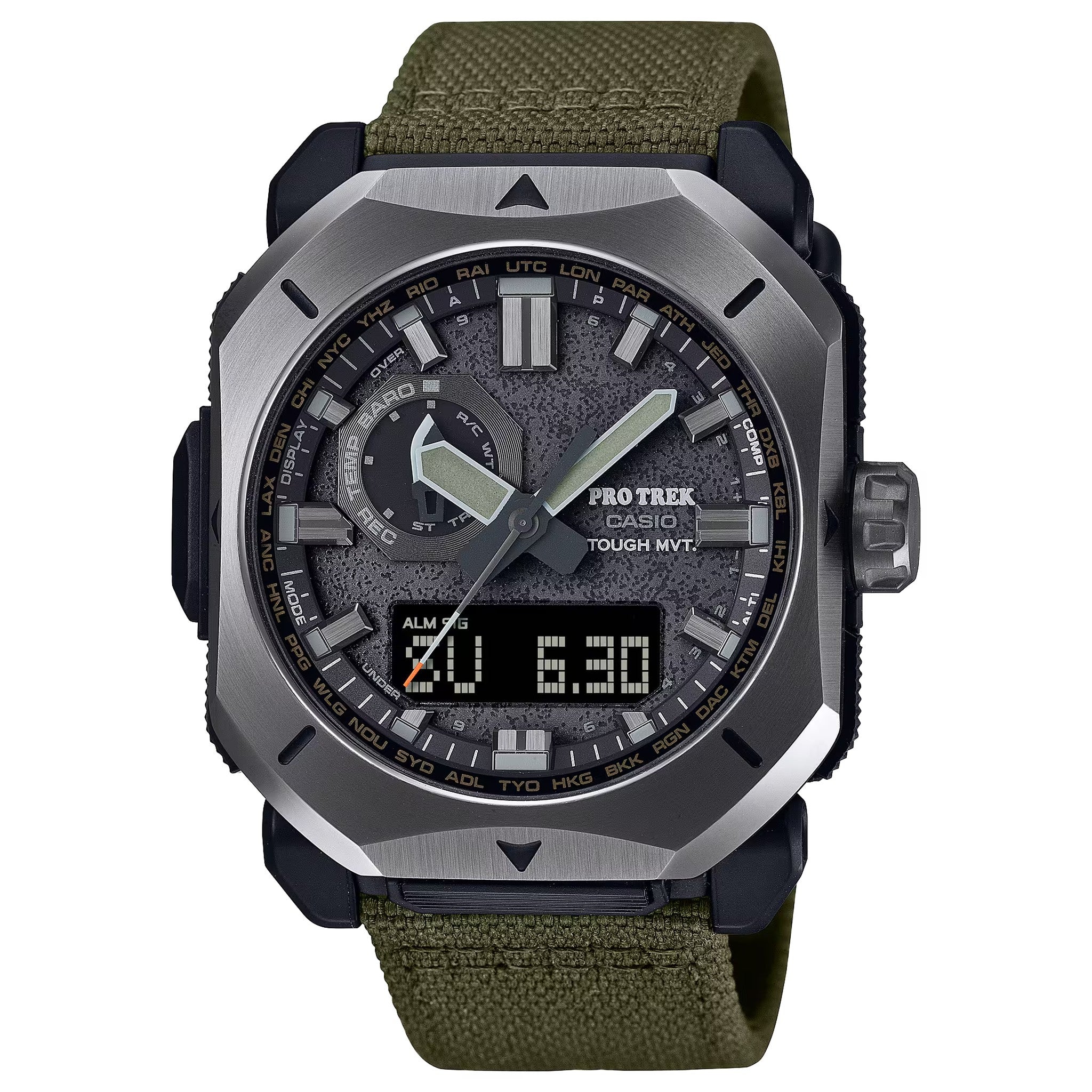 Casio Pro Trek PRW-6900YB-3 Men's Watch Green Grey