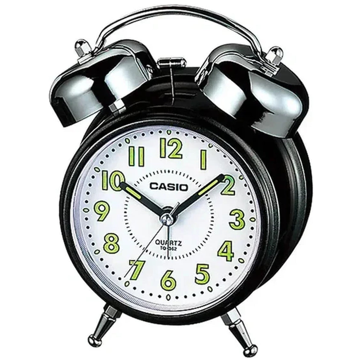 Casio TQ-362-1B Alarm Clock Black White