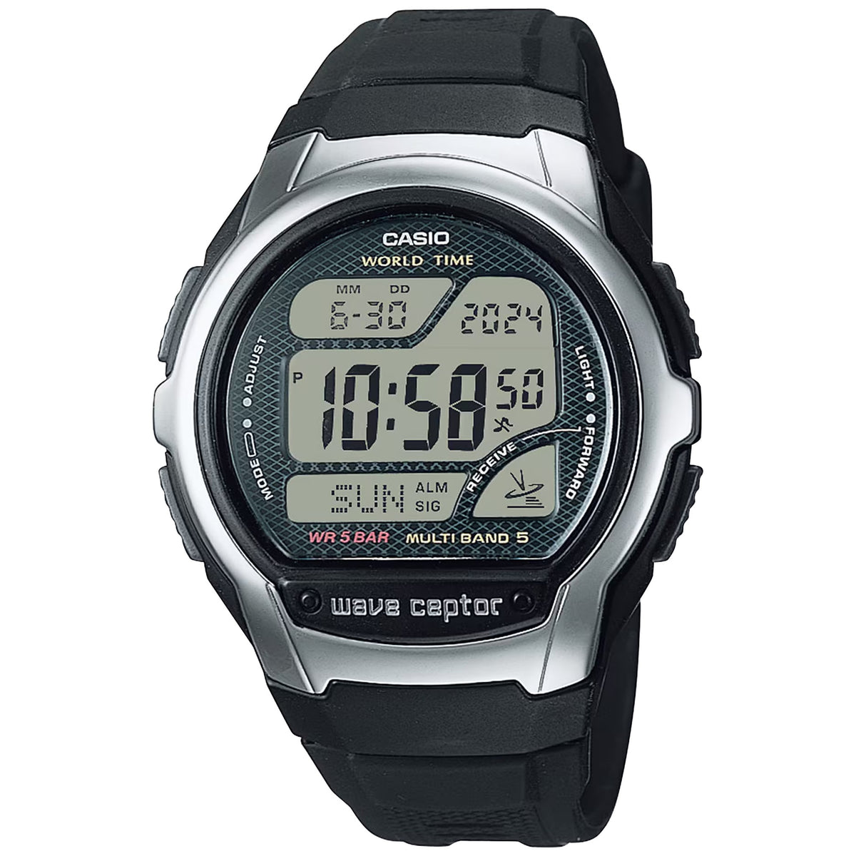Casio Wave Ceptor WV-58R-1A World Time Watch