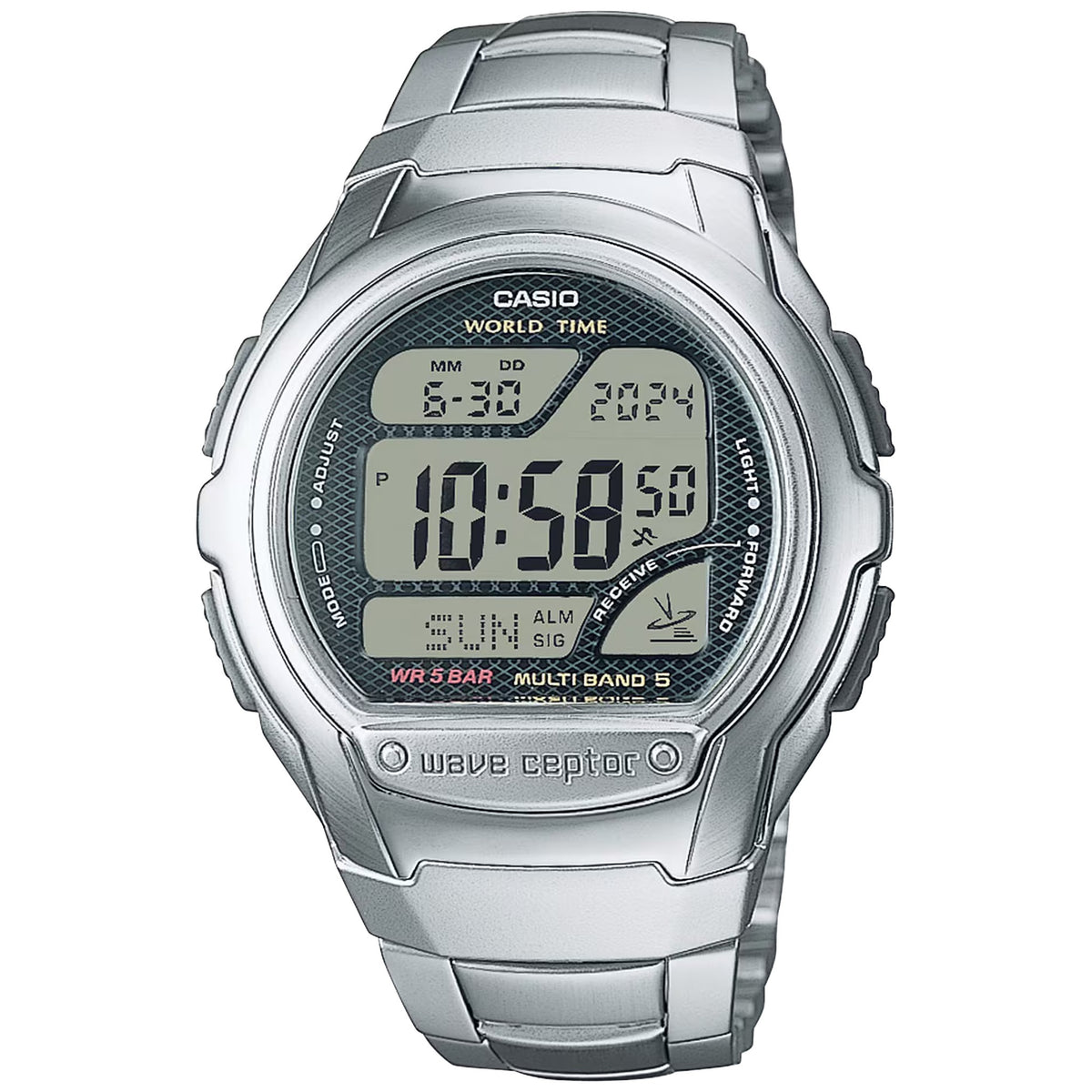Casio Wave Ceptor WV-58RD-1A World Time Watch