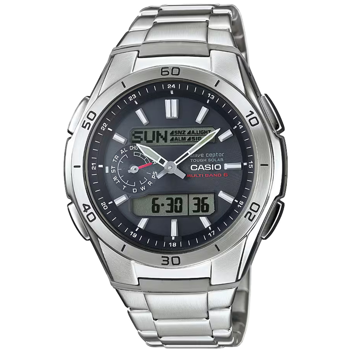 Montre Casio Wave Ceptor WVA-M650D-1A Solaire Radio-piloté Noir