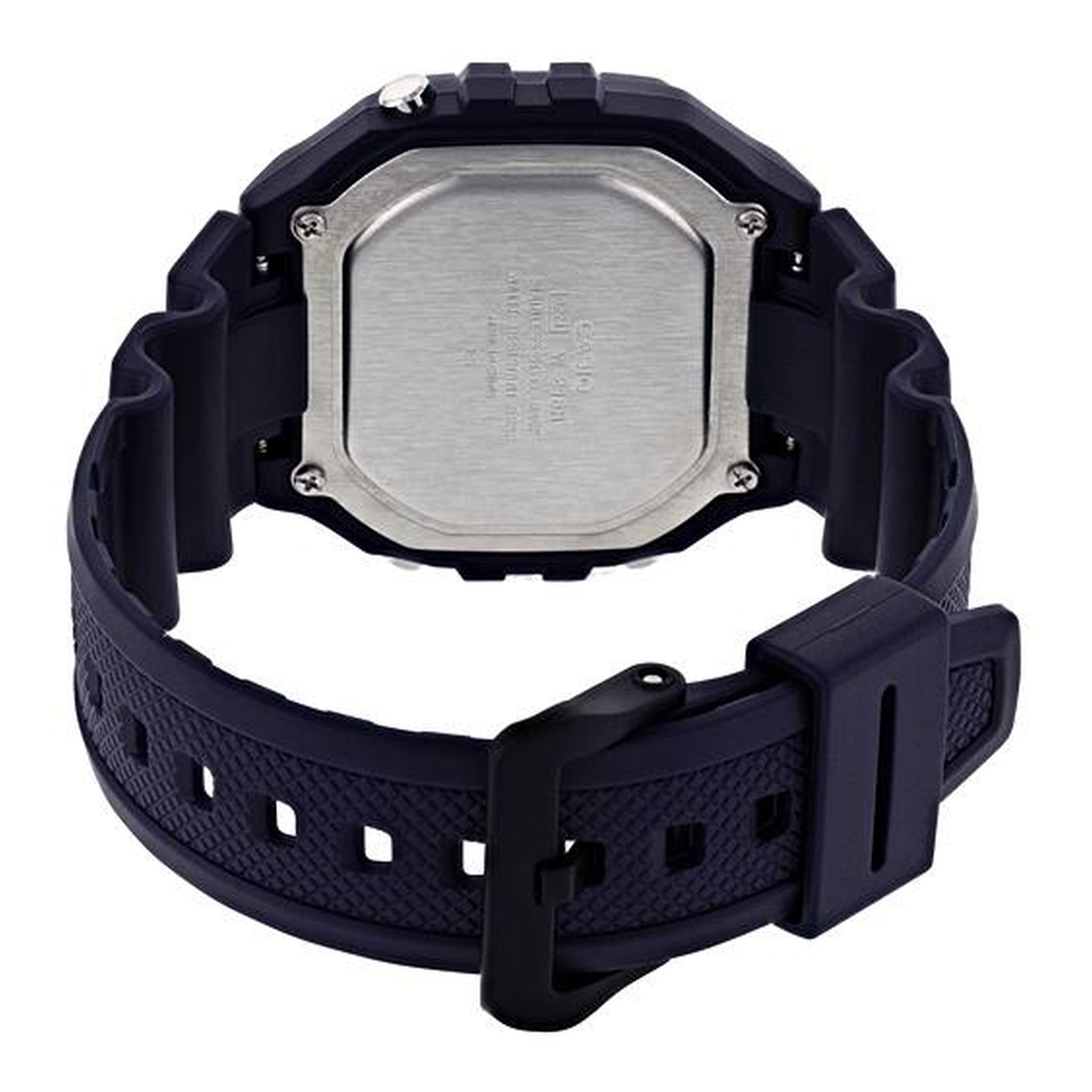 Casio Men's Watch W-218H-2A Quartz Digital Blue Black