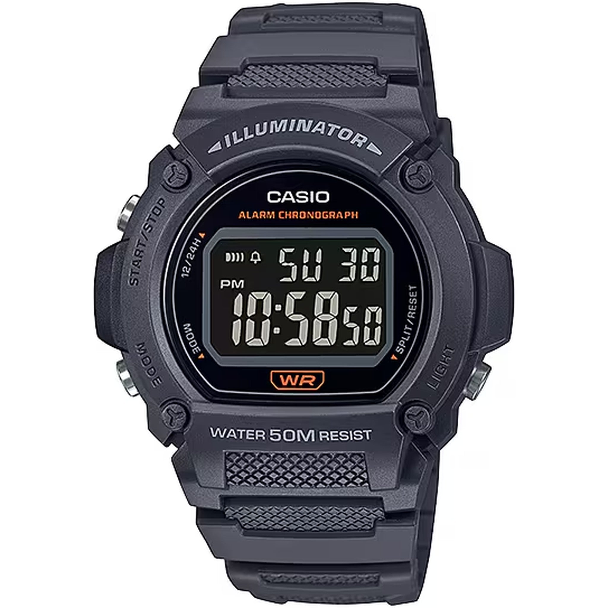 Casio Men's Watch W-219H-8B Quartz Digital Black