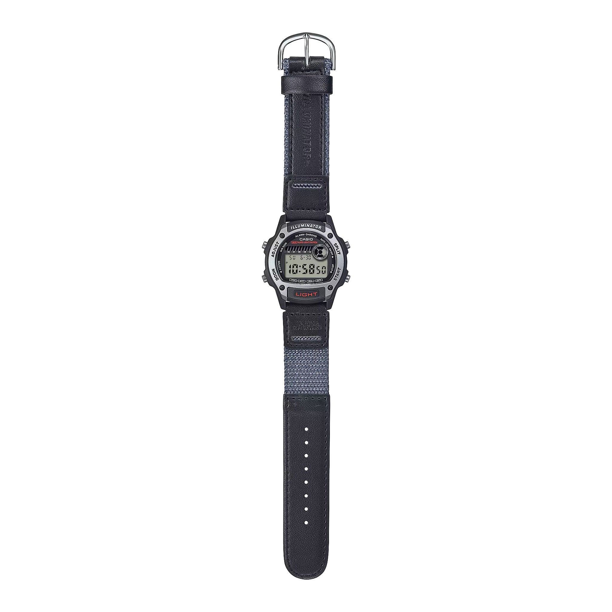 Casio Men's Watch W-220HF-8A Quartz Digital Silver Black