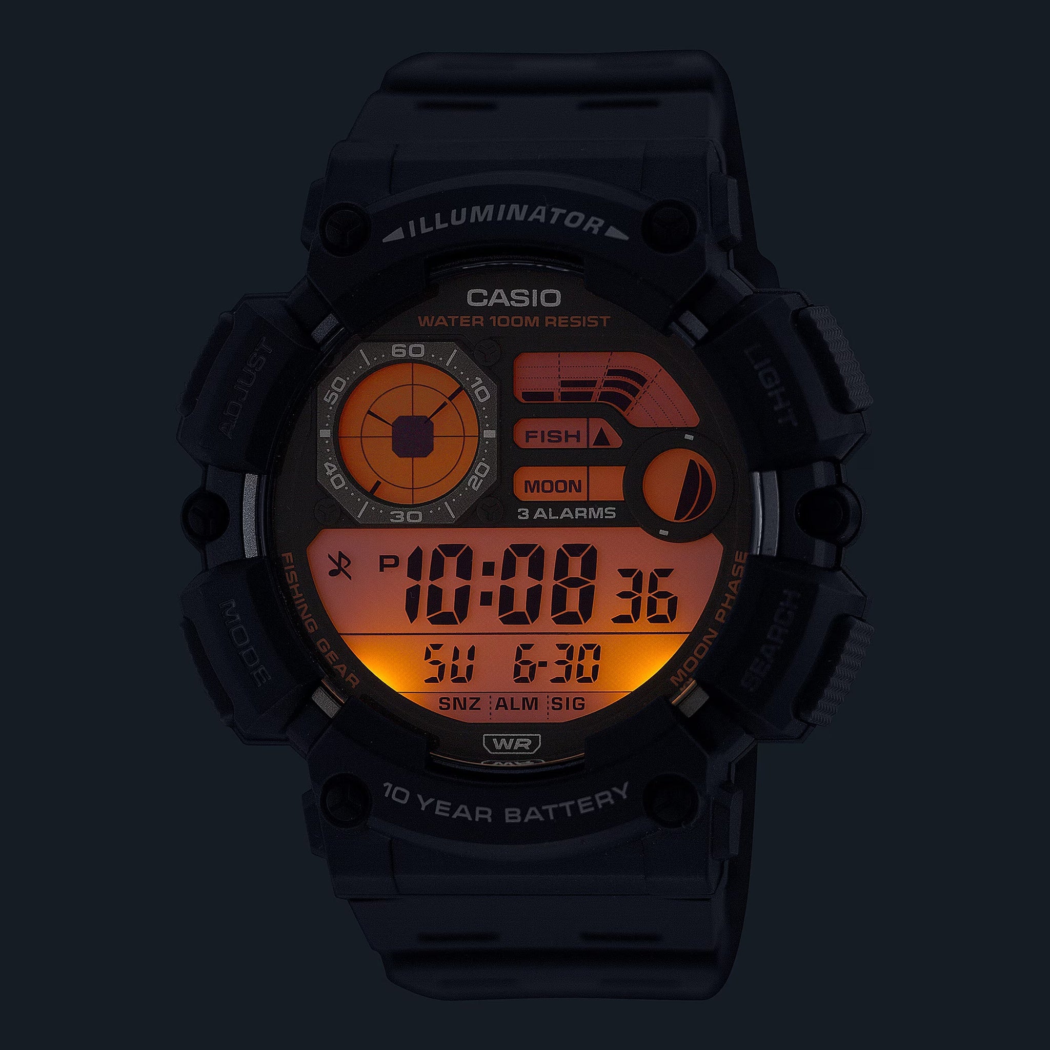 Casio Men's Watch WS-1500H-1A Quartz Digital Black