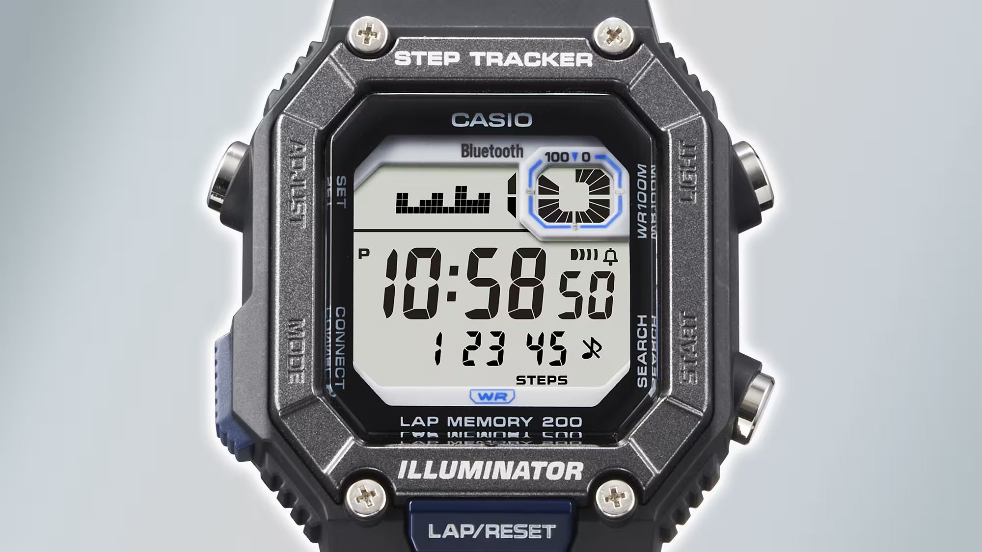 Casio Men's Watch WS-B1000-1A Quartz Digital Black