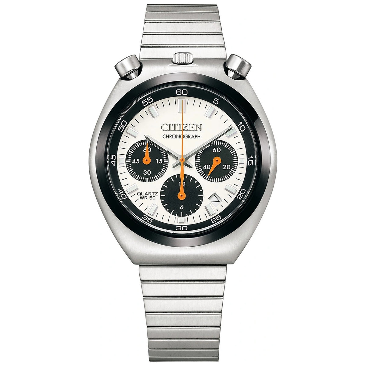 Montre Citizen AN3660-81A Chronographe 38mm Blanc Homme