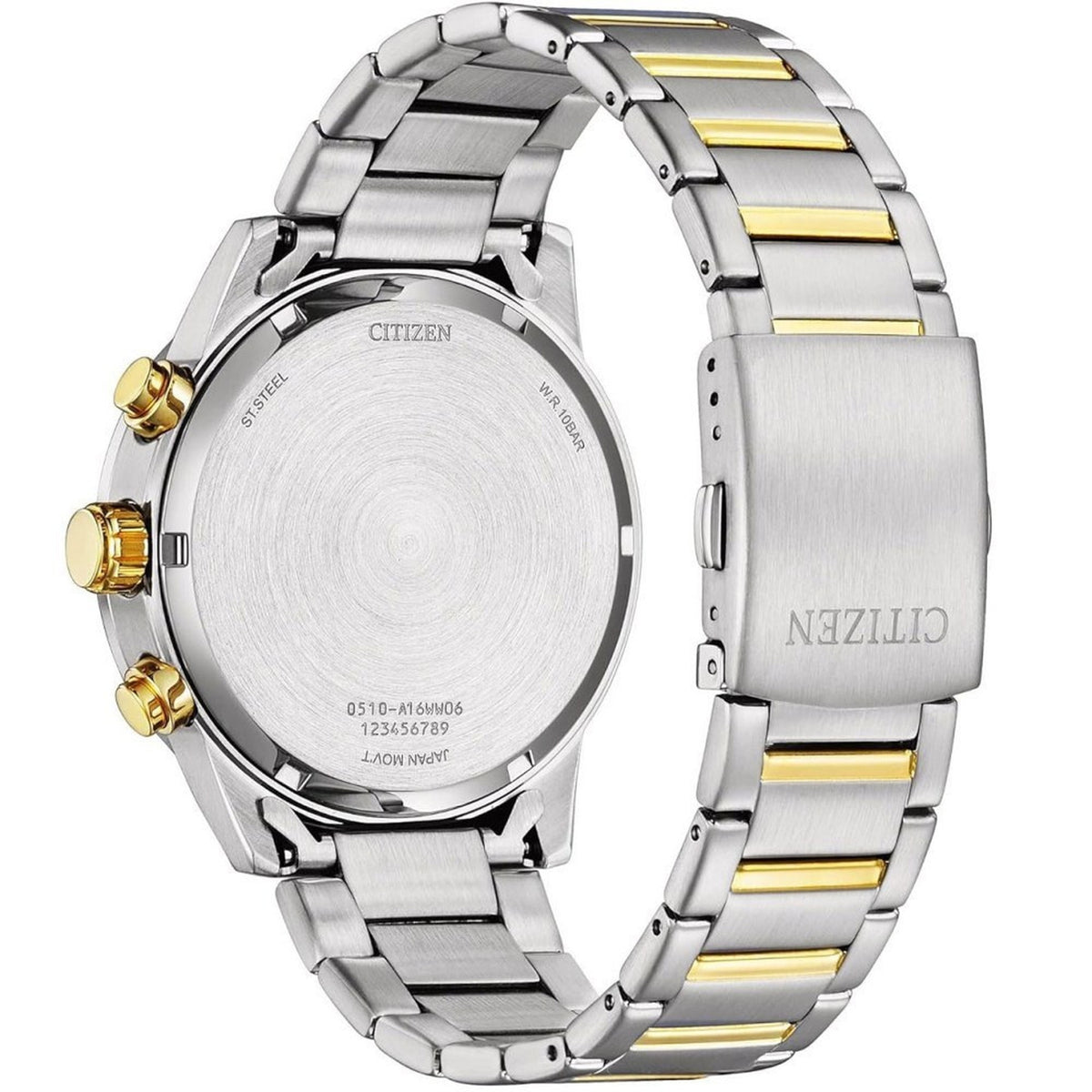 Montre Citizen AN3686-53A Chronographe 44mm Blanc Homme