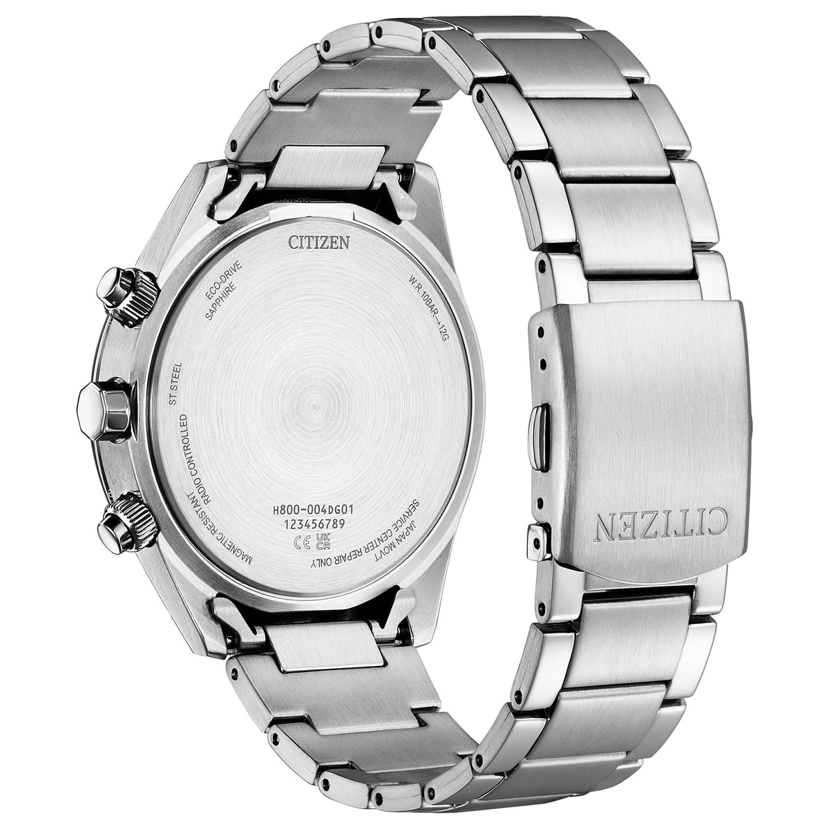 Montre Citizen AT8260-85L Chronographe Eco-Drive Radio-Contrôlé Bleu