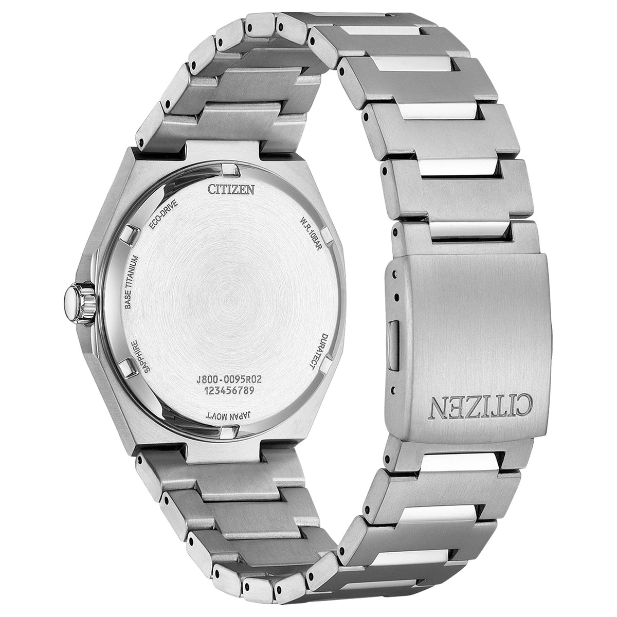 Reloj Citizen Zenshin AW0130-85XC Eco-Drive 39.5mm Super Titanium Verde Hombre