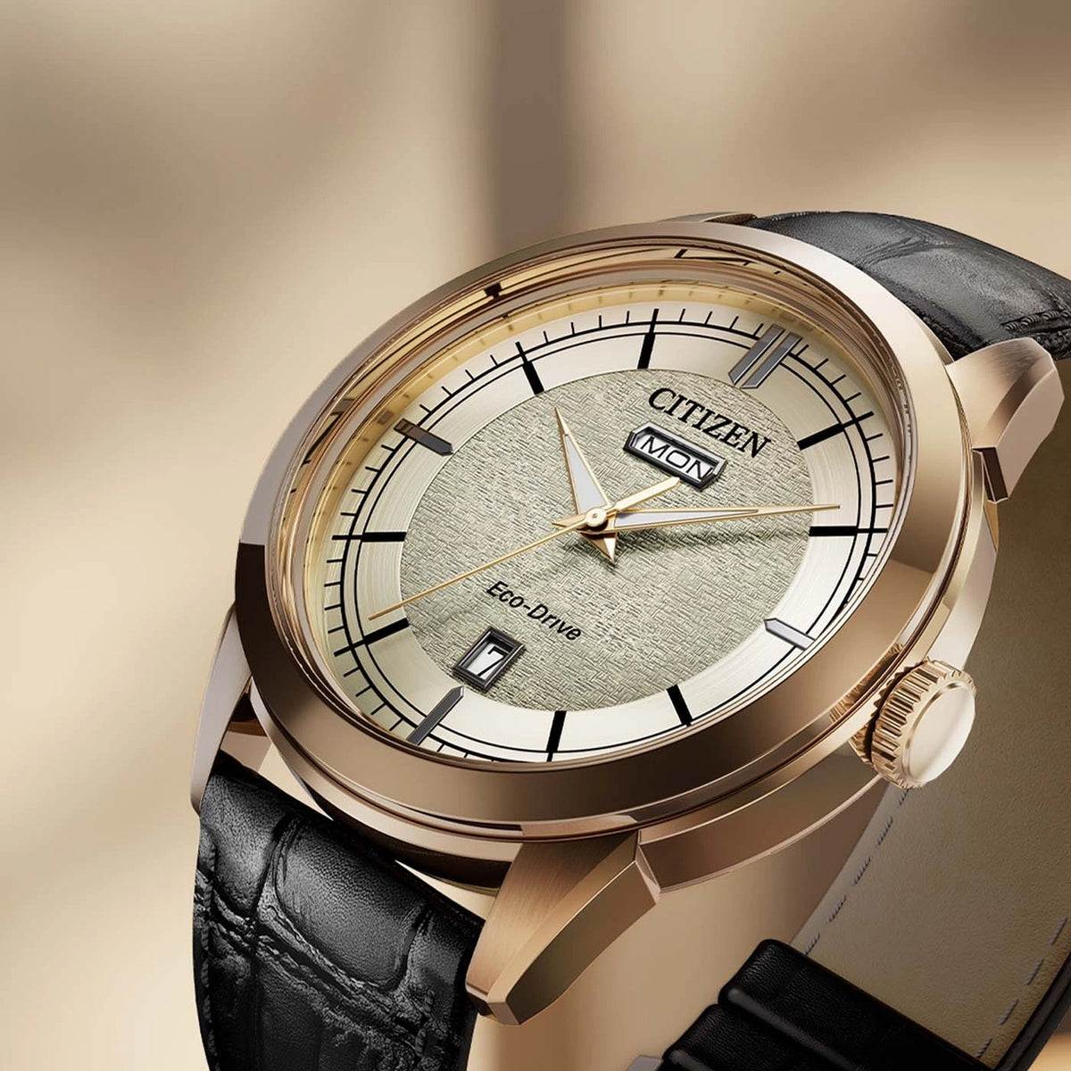 Montre Citizen AW0153-04AC 40.5mm Cuir Blanc Homme