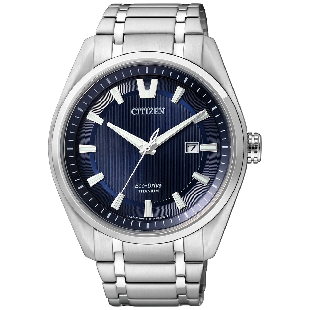 Montre Citizen AW1240-57L Eco-Drive 42mm Super Titanium Bleu Homme