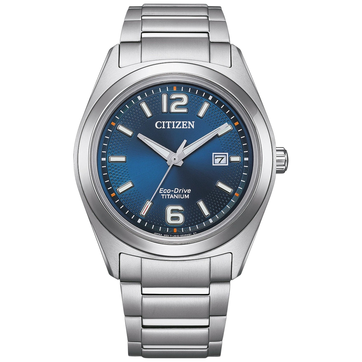 Montre Citizen AW1641-81L Eco-Drive 41.5mm Super Titanium Bleu Homme