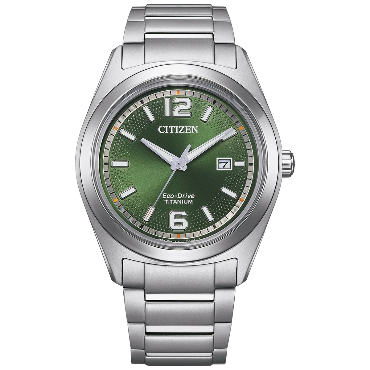 Montre Citizen AW1641-81X Eco-Drive 41.5mm Super Titanium Vert Homme