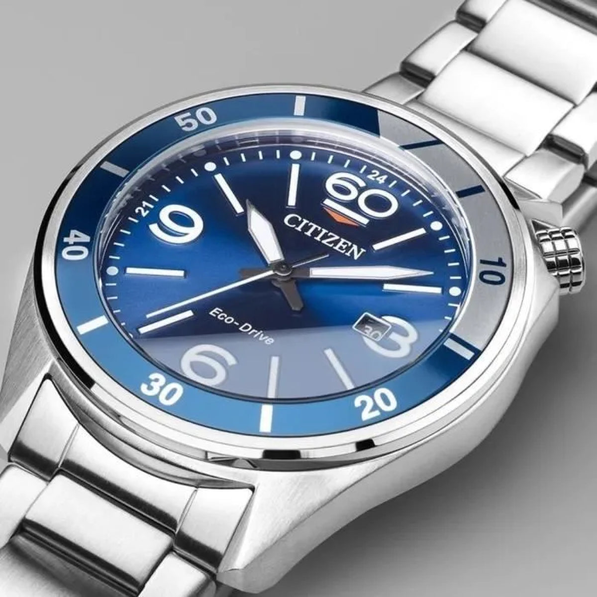 Montre Citizen AW1711-87L Eco-Drive Aviator Marine Bleu Homme