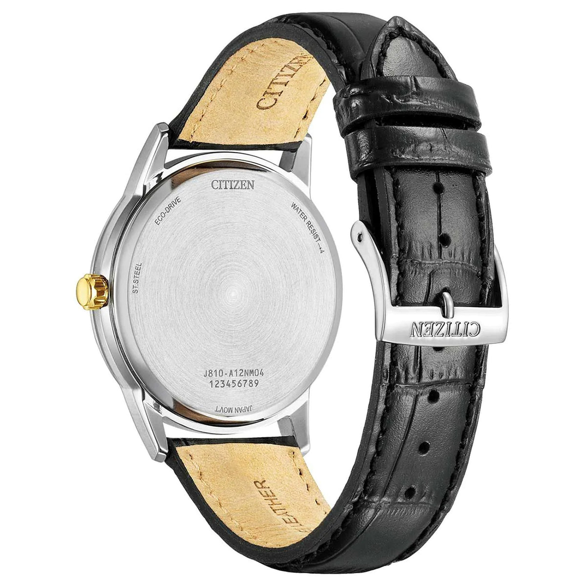 Montre Citizen AW1784-16E Eco-Drive 40mm Cuir Noir Homme