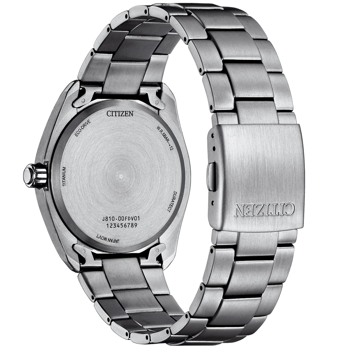 Relógio Citizen AW1900-50L Eco-Drive 40mm Super Titanium Azul Homem