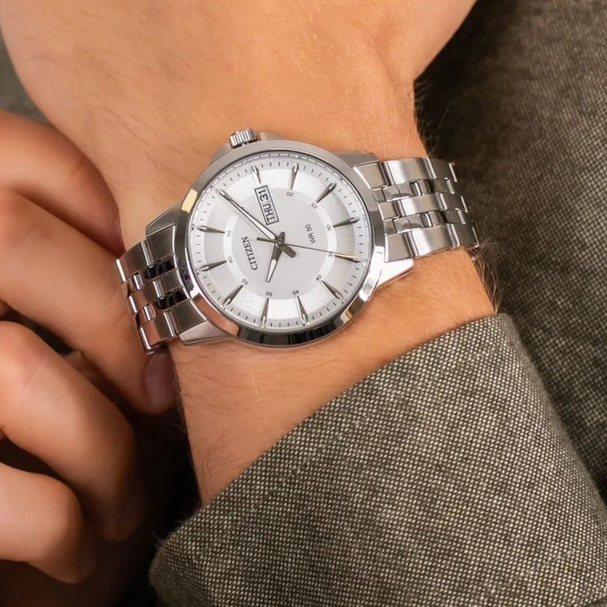 Montre Citizen BF2011-51AC 41mm Blanc Homme