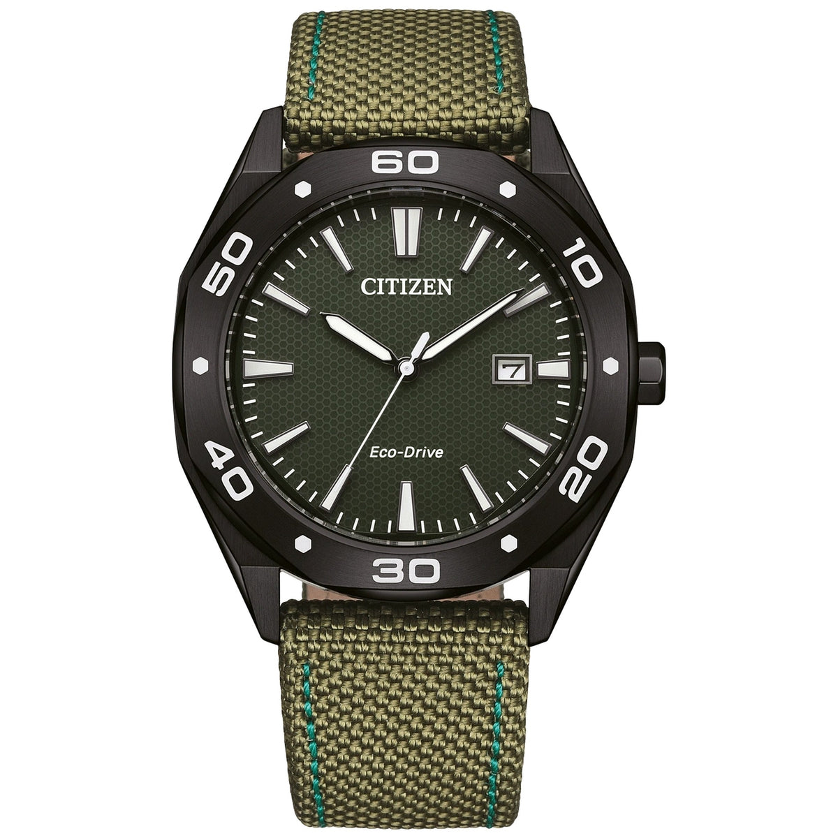 Montre Citizen BM7635-01X Eco-Drive 41mm Vert Homme